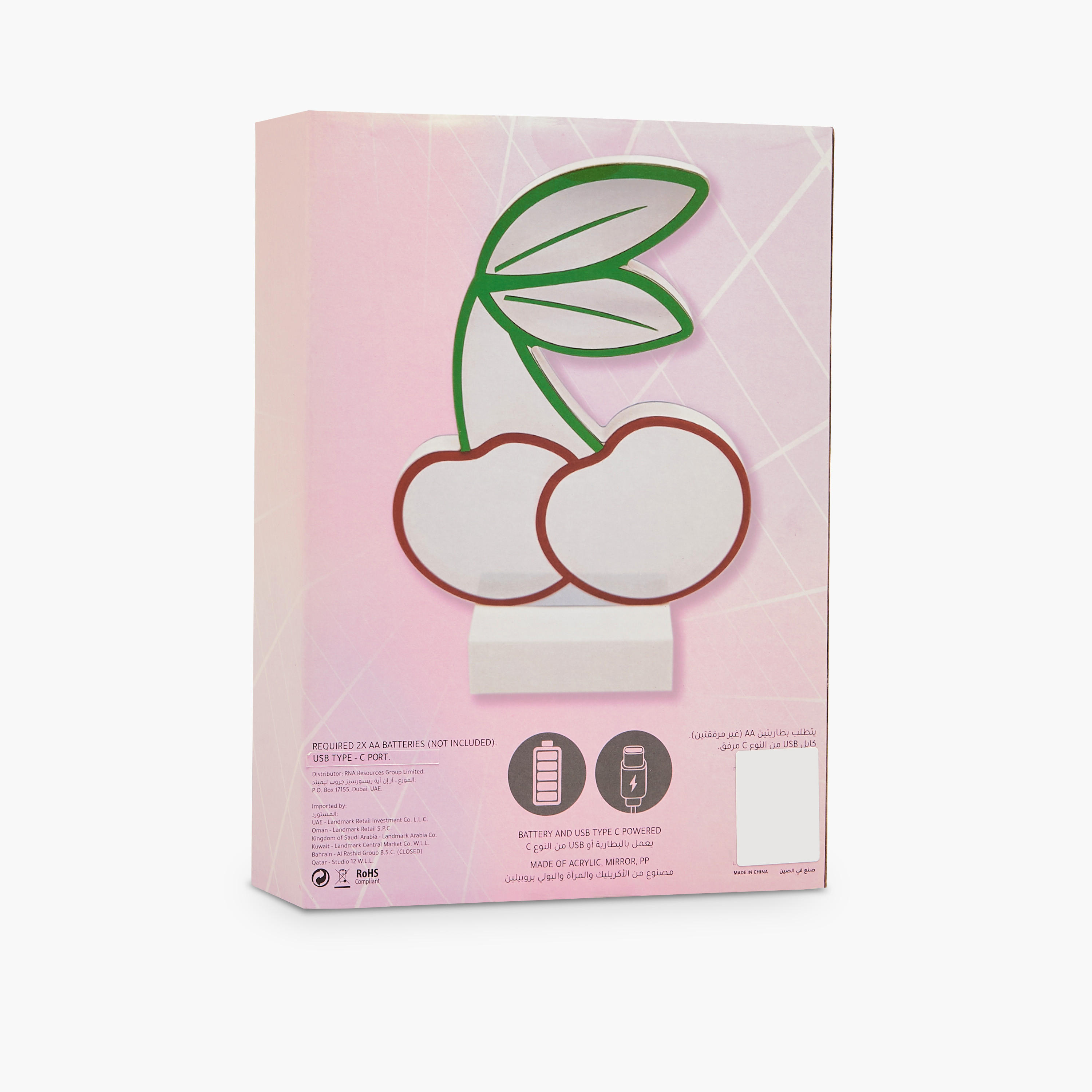 Cherry Infinity Tunnel LED Light - 18x6x26 cms-household-lighting-decorativelighting-noveltylights-image-3