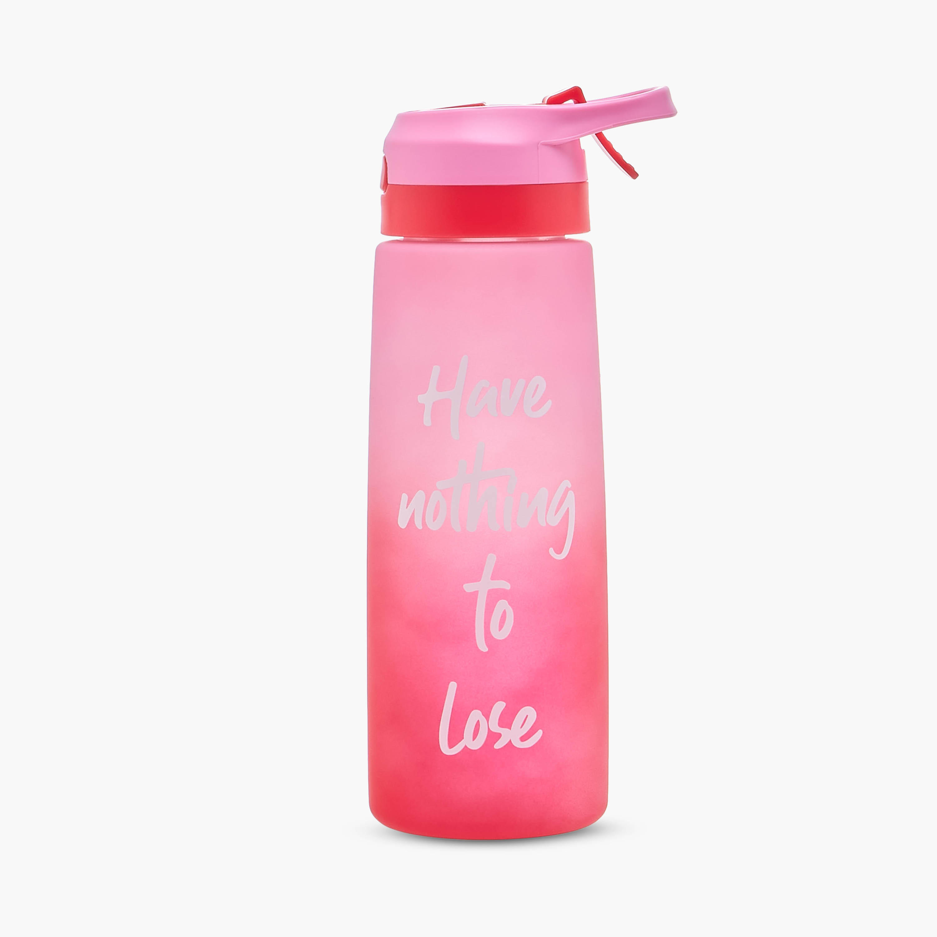 Slogan Print Sipper Water Bottle-household-dining-drinkserveware-bottles-image-1