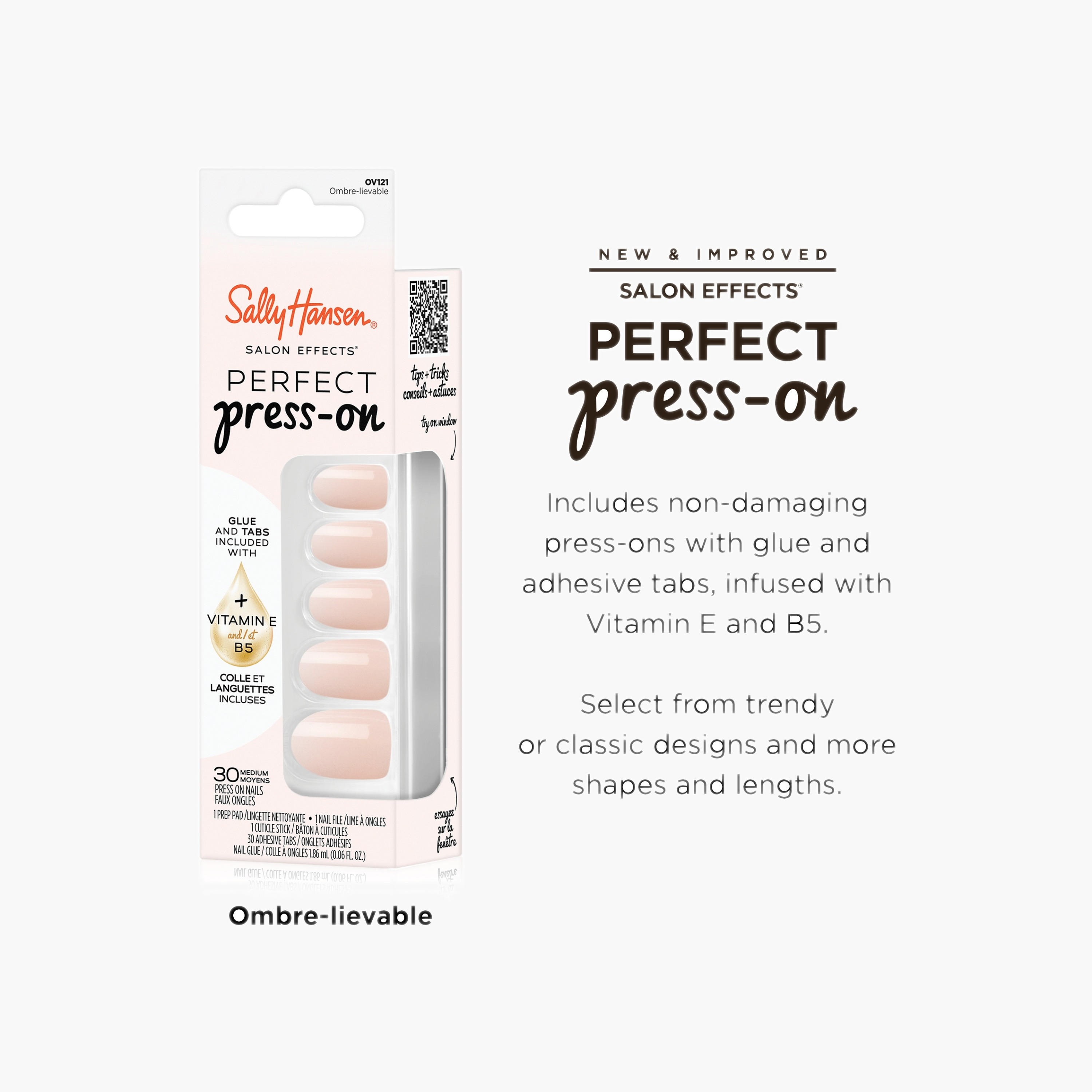مجموعة أظافر سالي هانسن أومبري اللاصقة - 27 غرام-beautyandpersonalcare-makeup-nails-artificialnails-image-3