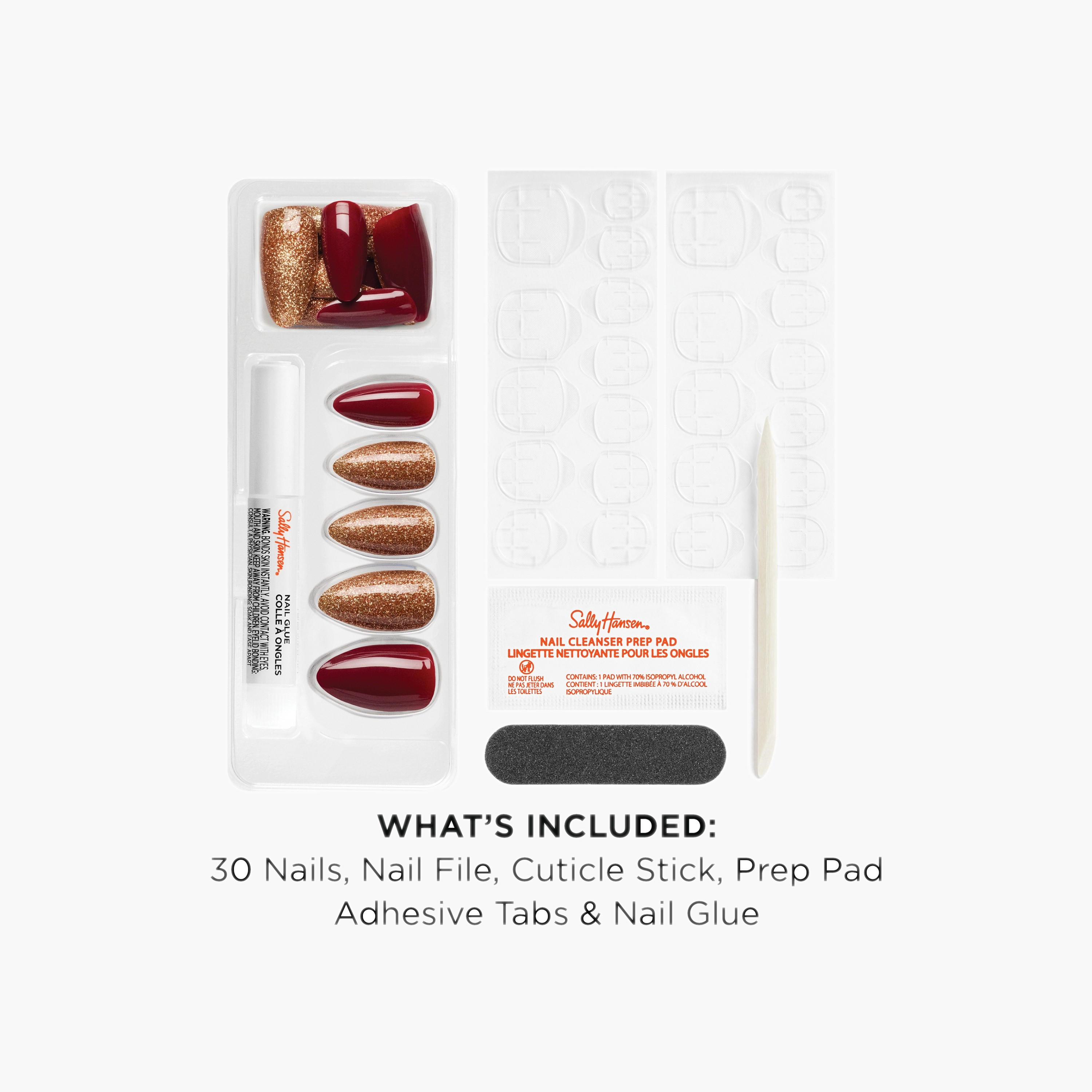 Sally Hansen Glitter Almond Press-On Nails-27g-beautyandpersonalcare-makeup-nails-artificialnails-image-4