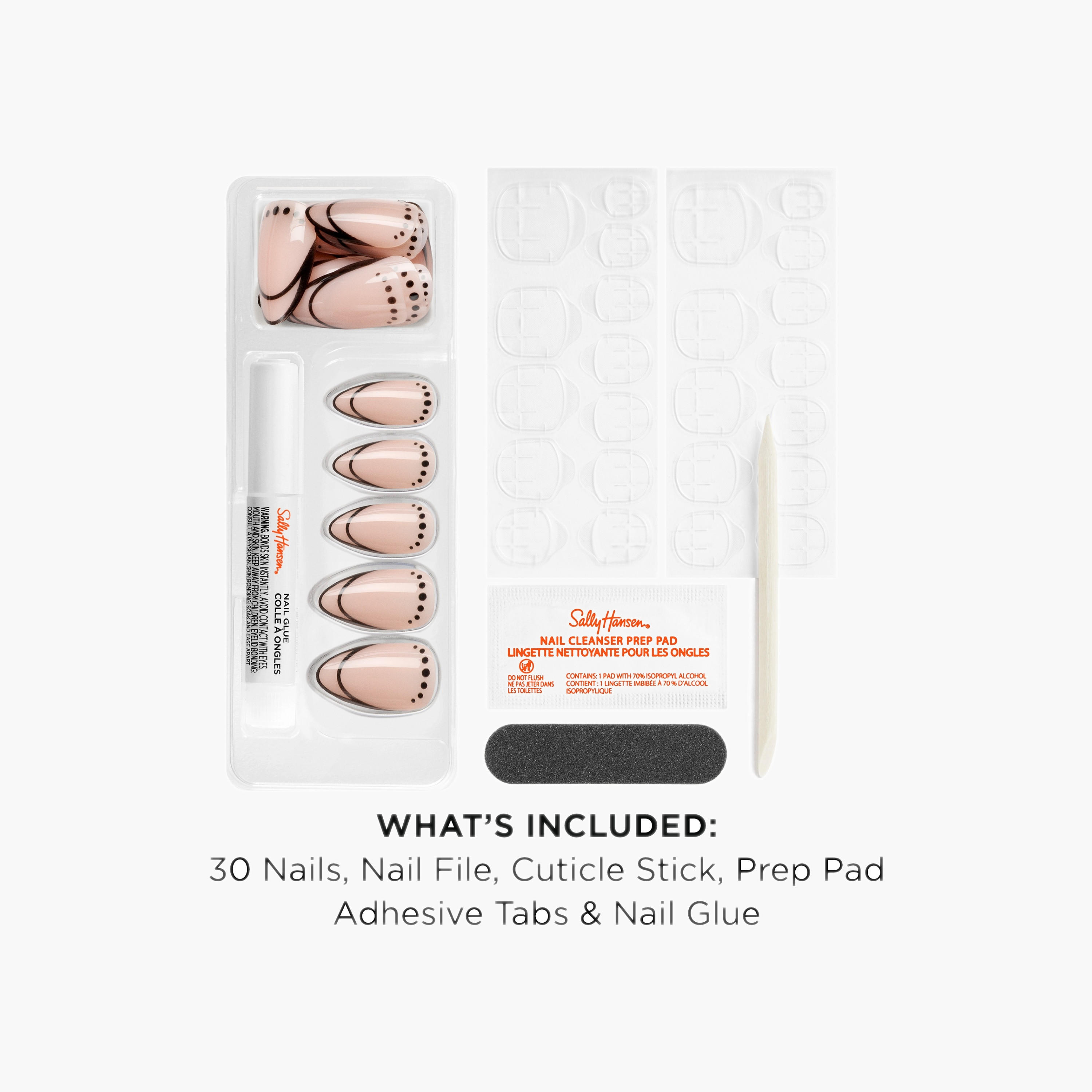 مجموعة أظافر سالي هانسن اللاصقة المزخرفة - 27 غرام-beautyandpersonalcare-makeup-nails-artificialnails-image-2