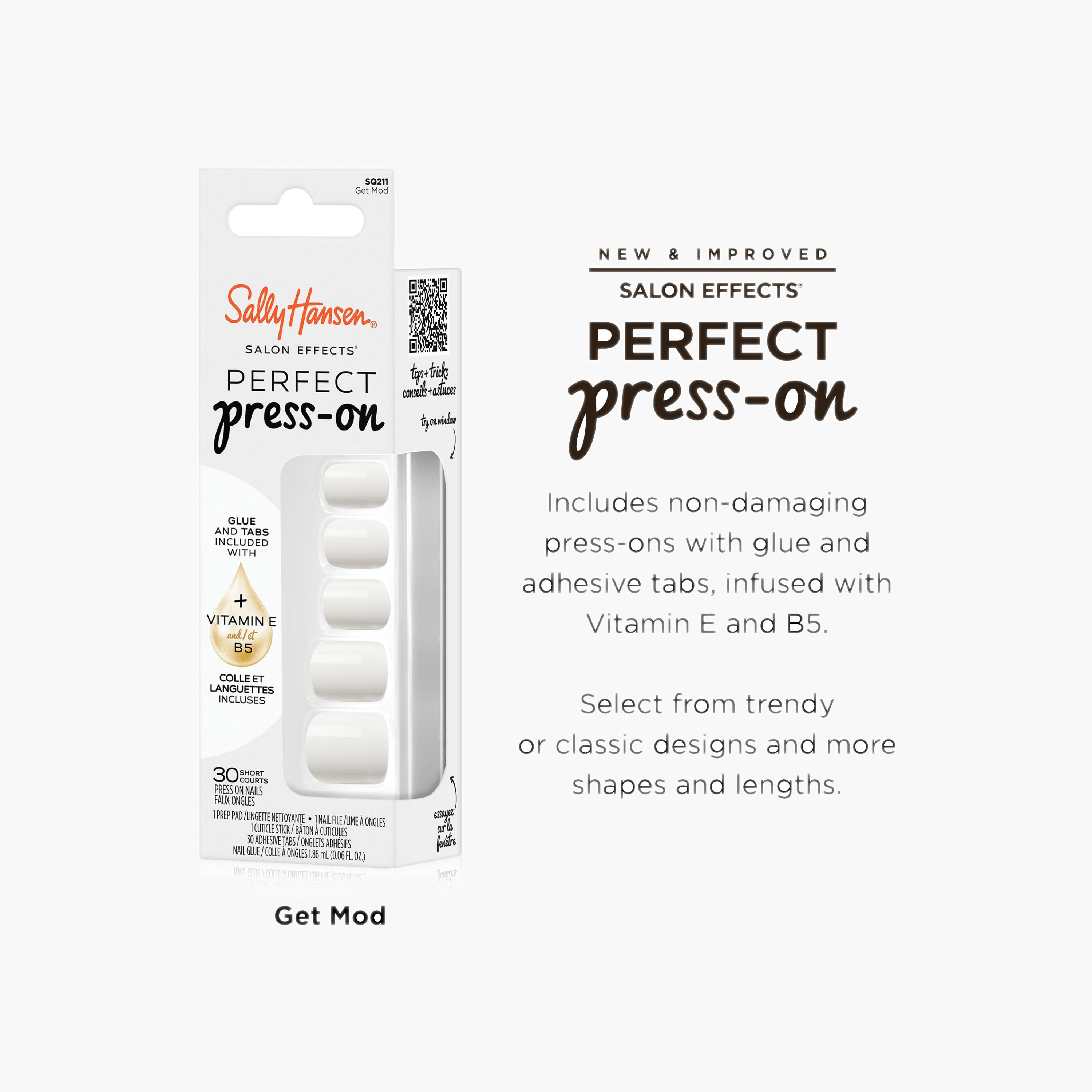 Sally Hansen Perfect Press-On Nails Short-27g-beautyandpersonalcare-makeup-nails-artificialnails-image-2