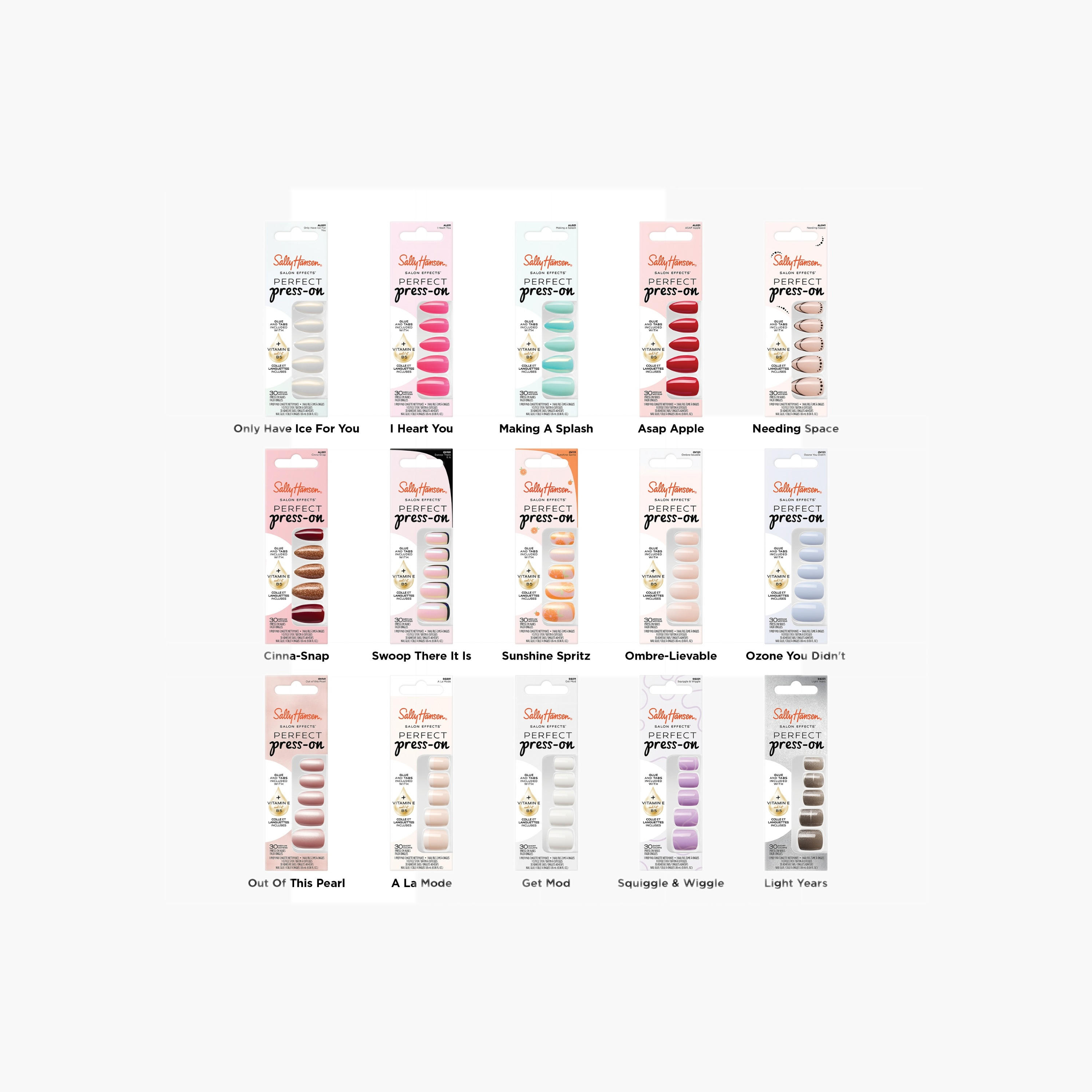 مجموعة أظافر سالي هانسن اللامعة اللاصقة - 27 غرام-beautyandpersonalcare-makeup-nails-artificialnails-image-7
