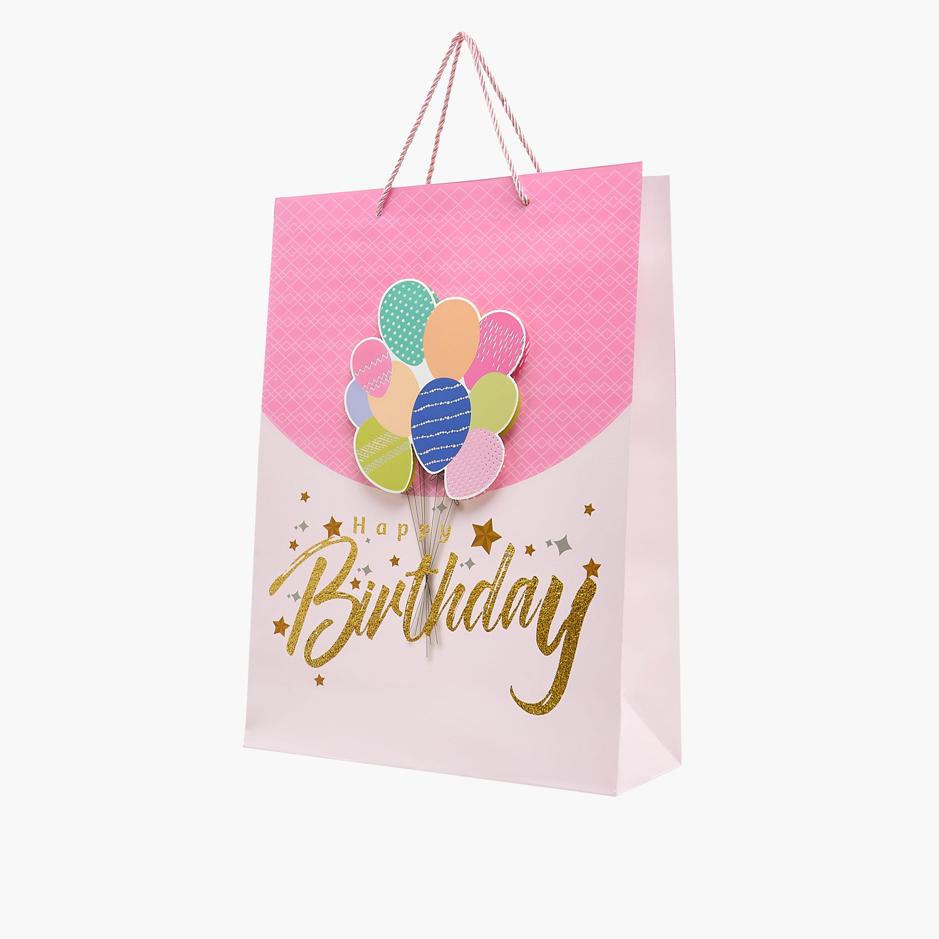 Happy Birthday Paper Gift Bag - Large-household-giftingaccessories-giftings-image-2