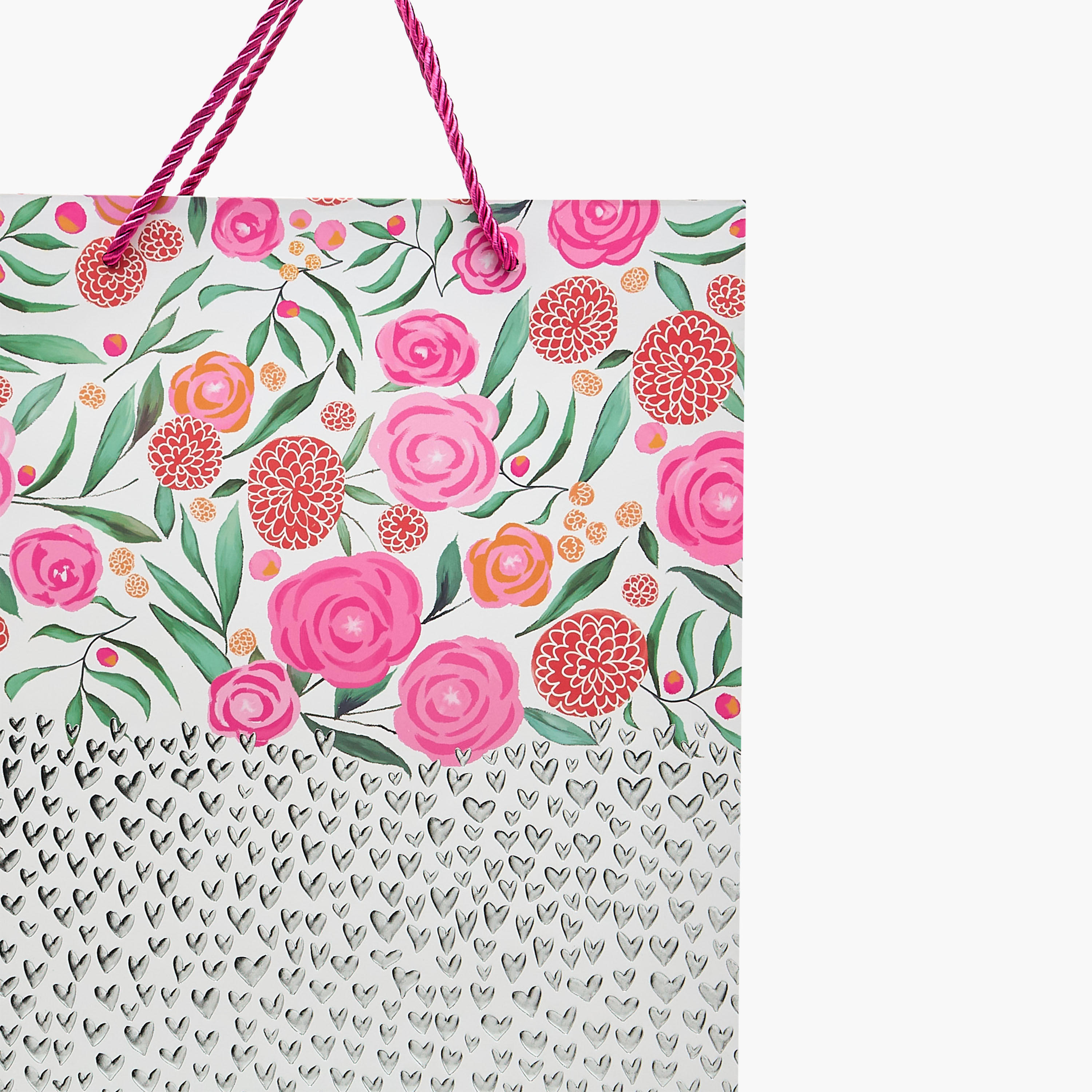 Floral Print Paper Gift Bag - Medium-household-giftingaccessories-giftings-image-3