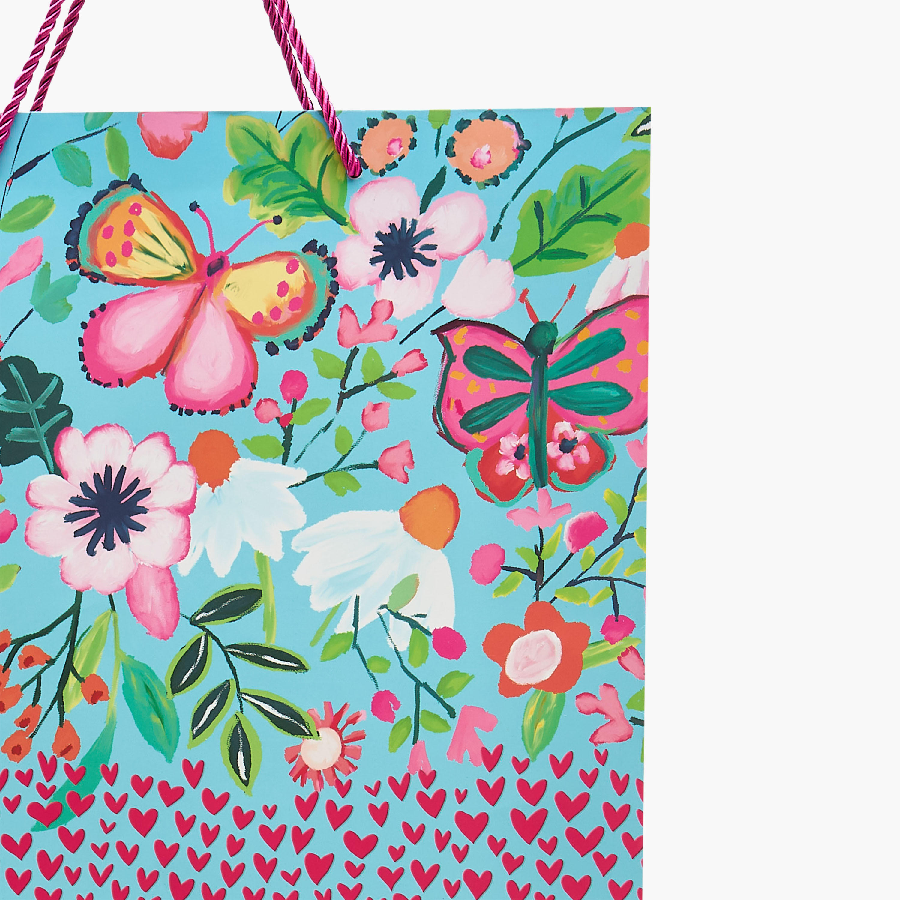 Floral Print Paper Gift Bag - Large-household-giftingaccessories-giftings-image-3