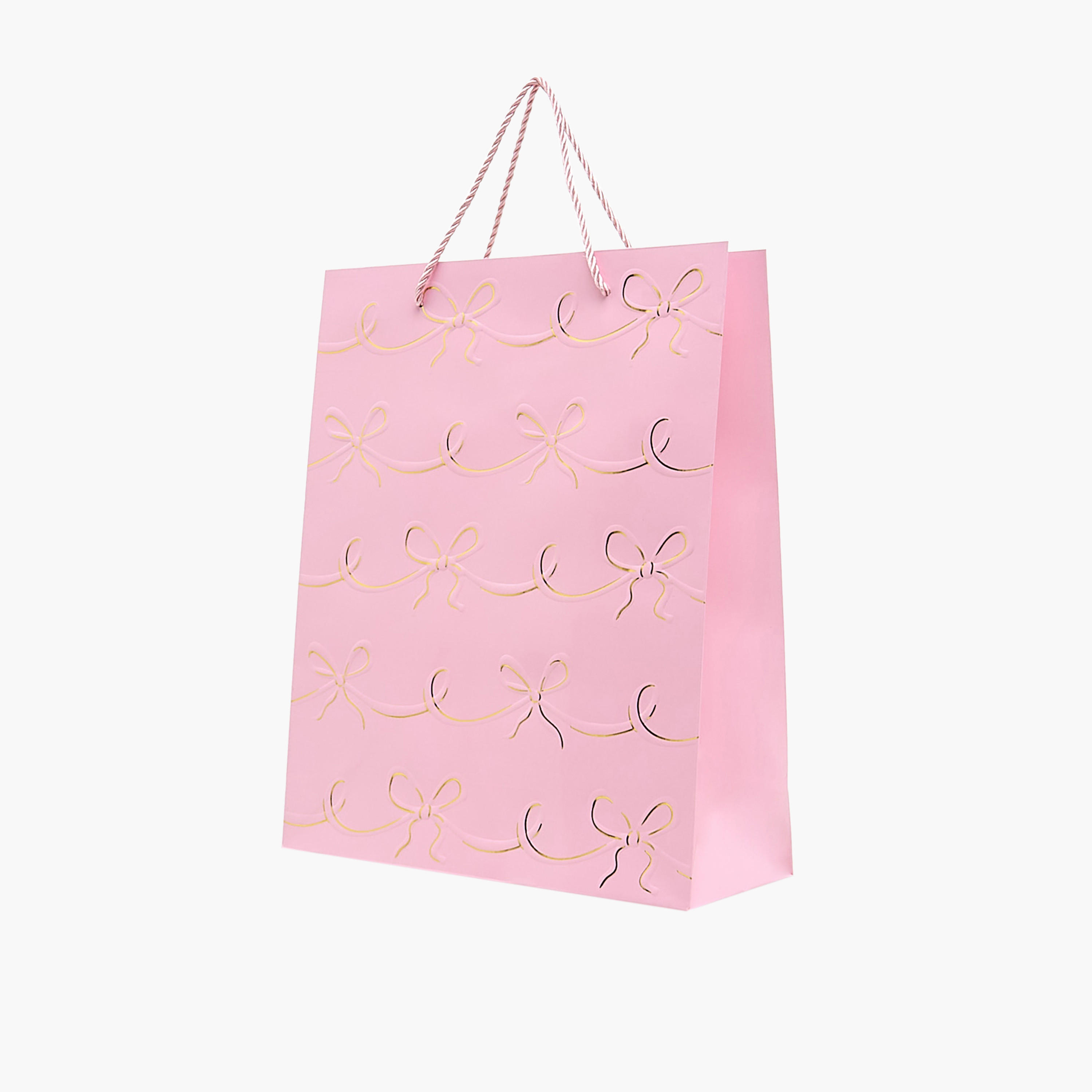 Bow Print Paper Gift Bag - Medium-household-giftingaccessories-giftings-image-2