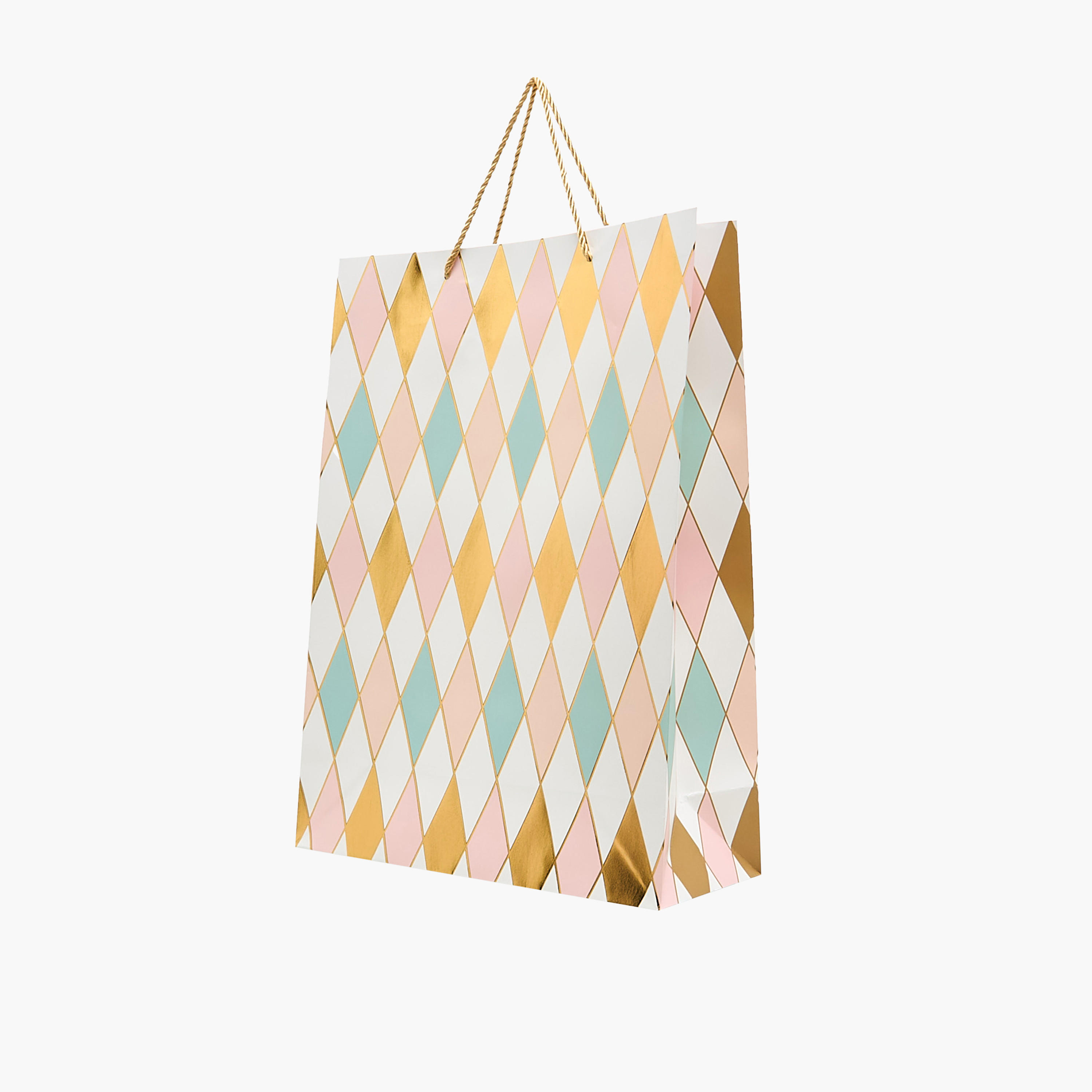 Geometric Print Paper Gift Bag - Large-household-giftingaccessories-giftings-image-2