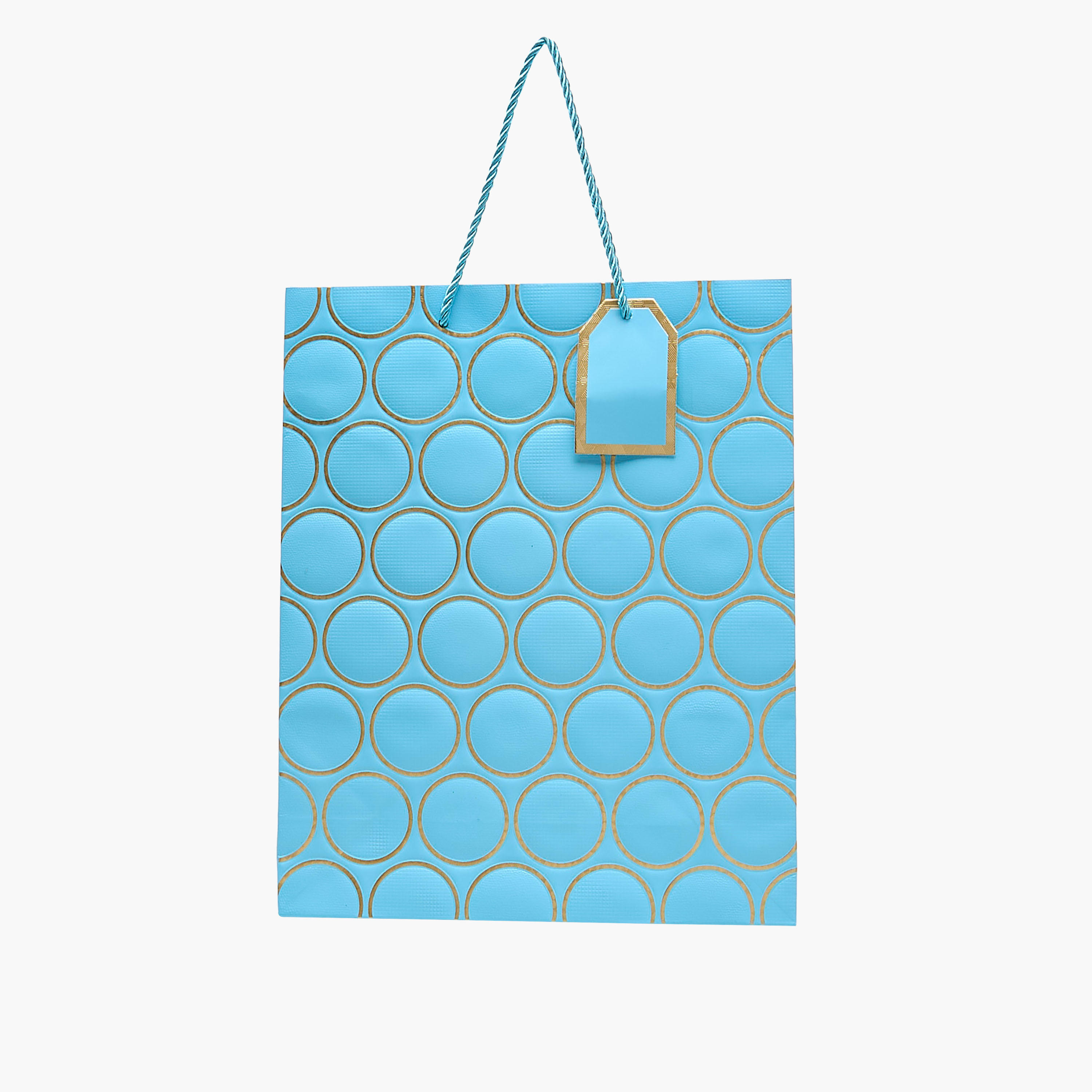 Geometric Print Paper Gift Bag - Medium-household-giftingaccessories-giftings-image-1
