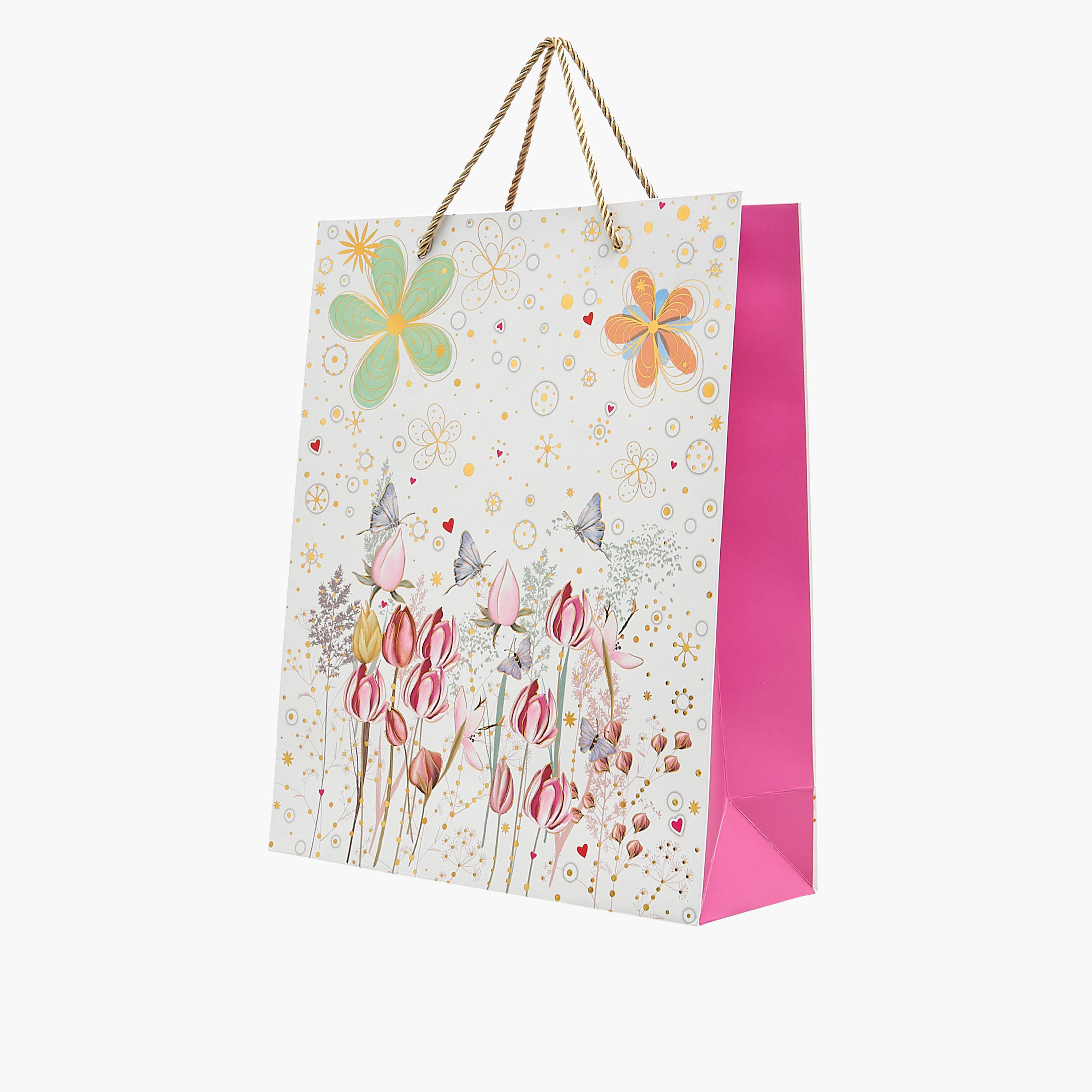 Butterfly Print Paper Gift Bag - Medium-household-giftingaccessories-giftings-image-2