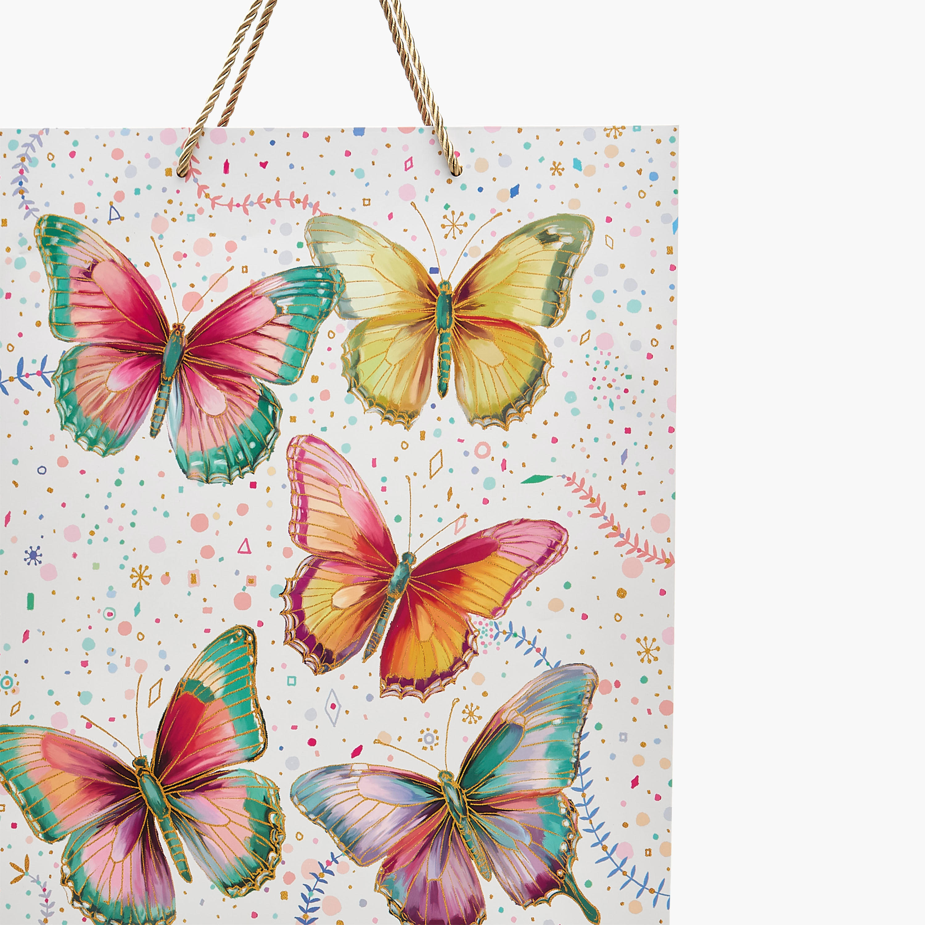 Butterfly Print Paper Gift Bag - Large-household-giftingaccessories-giftings-image-3