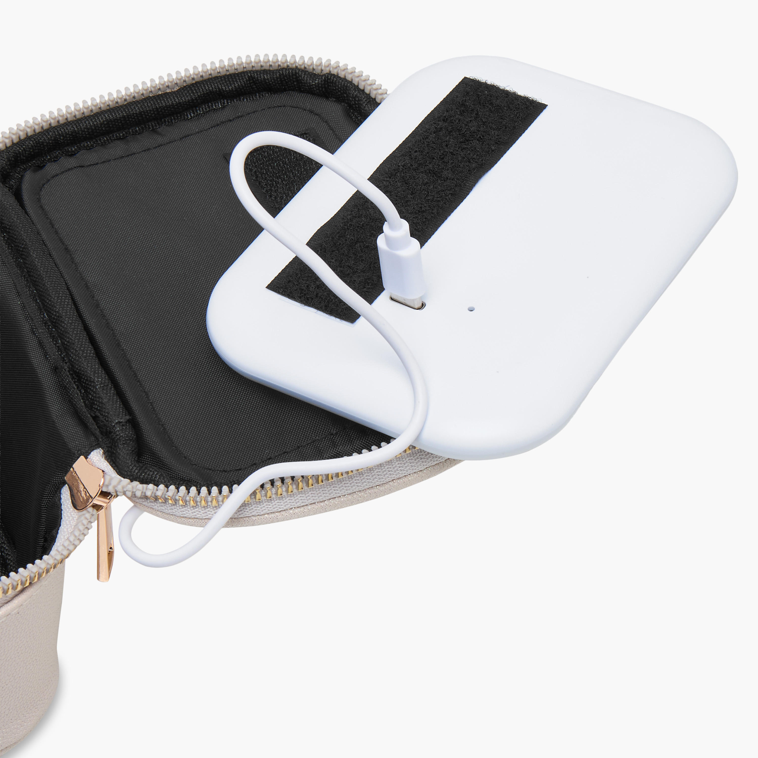 Solid Beauty Bag with LED Light and Mirror - 15x7x12 cms-women-watchesandjewellery-jewellery-storage-image-11
