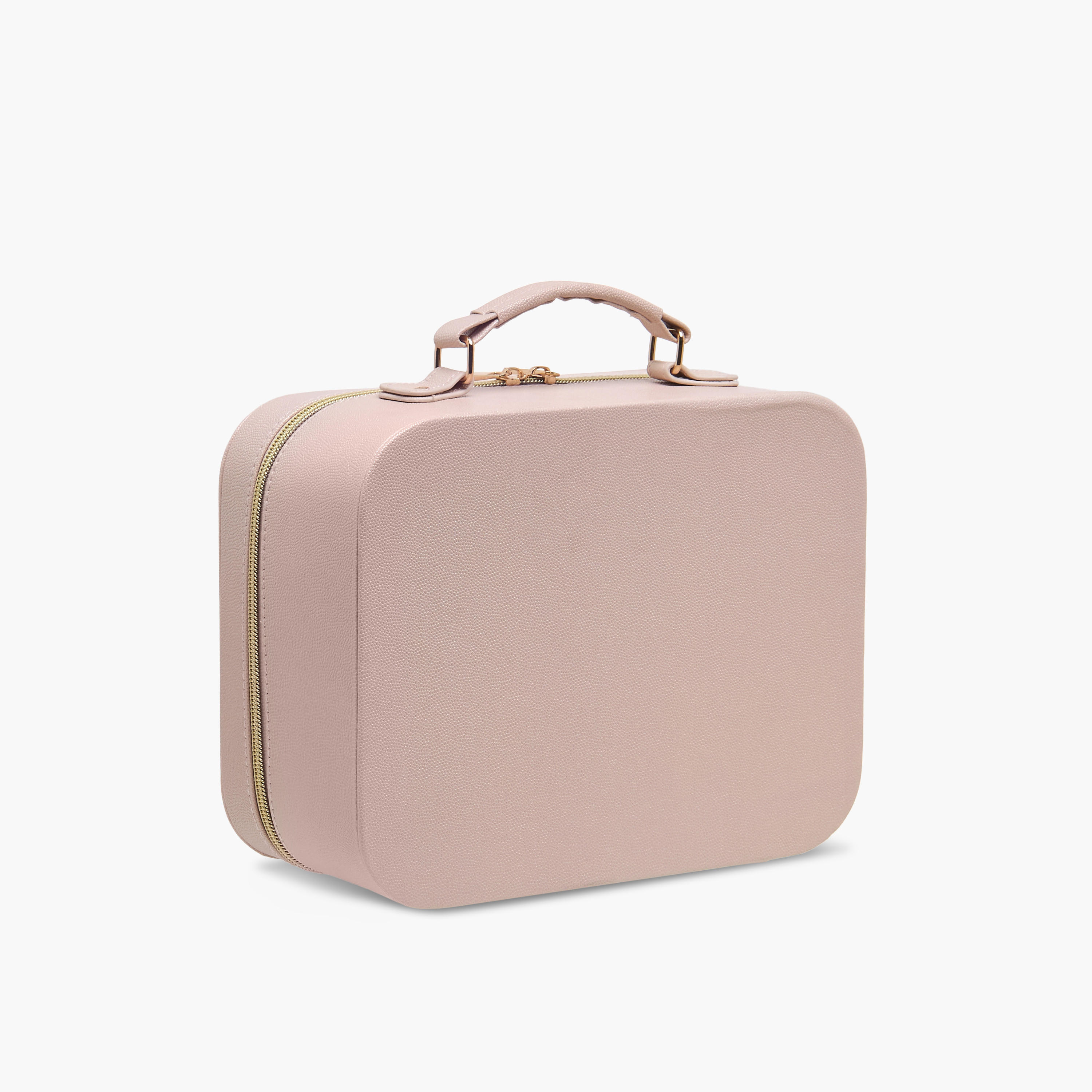 Solid Beauty Bag with LED Light and Mirror - 25x11x23 cms-women-watchesandjewellery-jewellery-storage-image-3