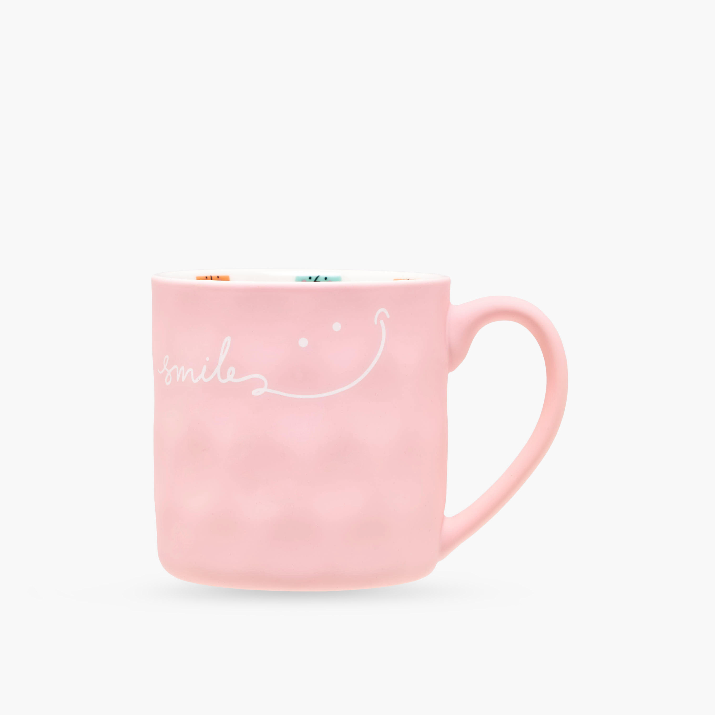 Smile Print New Bone China Mug with Handle - 350 ml-household-dining-teaandcoffee-mugsandcups-image-1