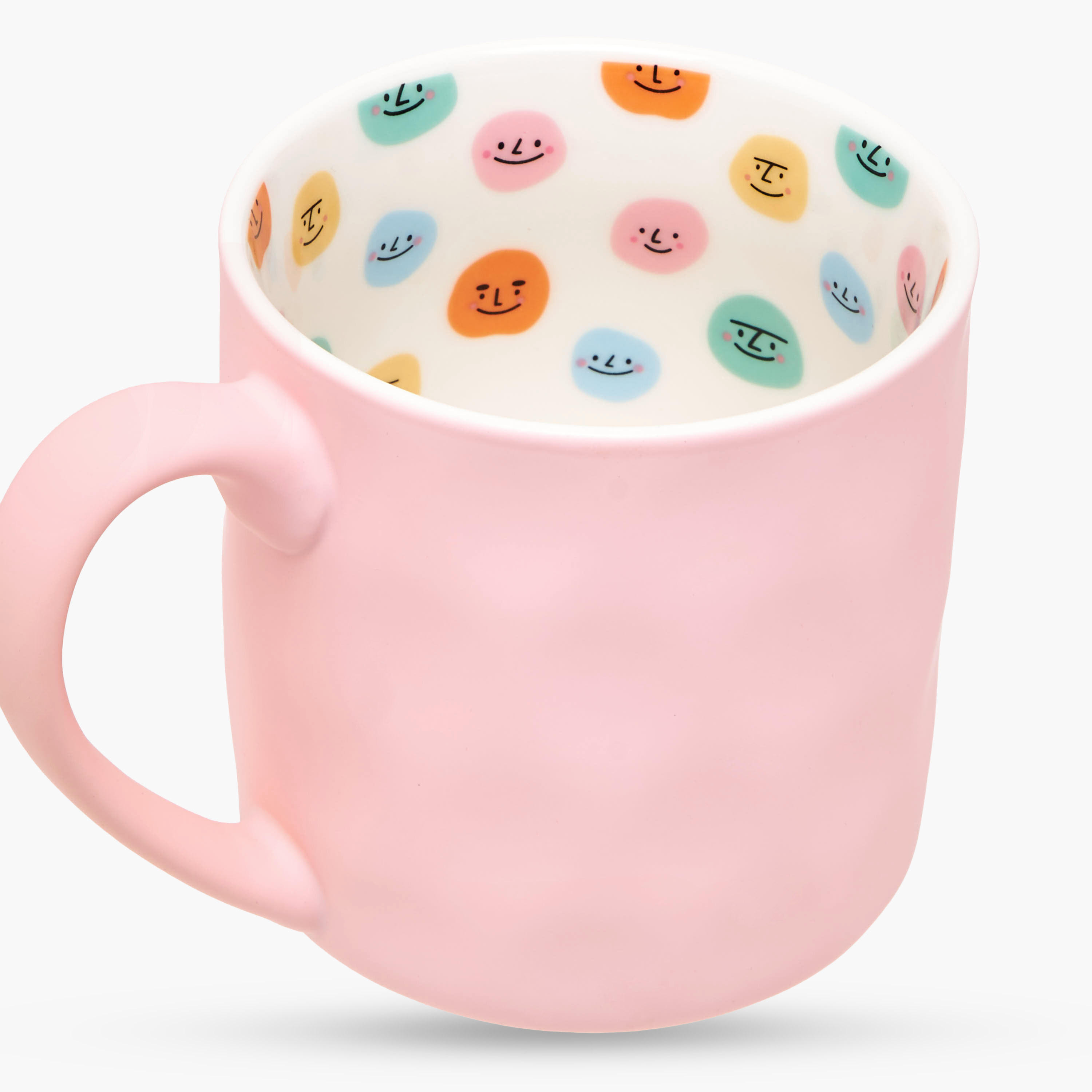 Smile Print New Bone China Mug with Handle - 350 ml-household-dining-teaandcoffee-mugsandcups-image-3