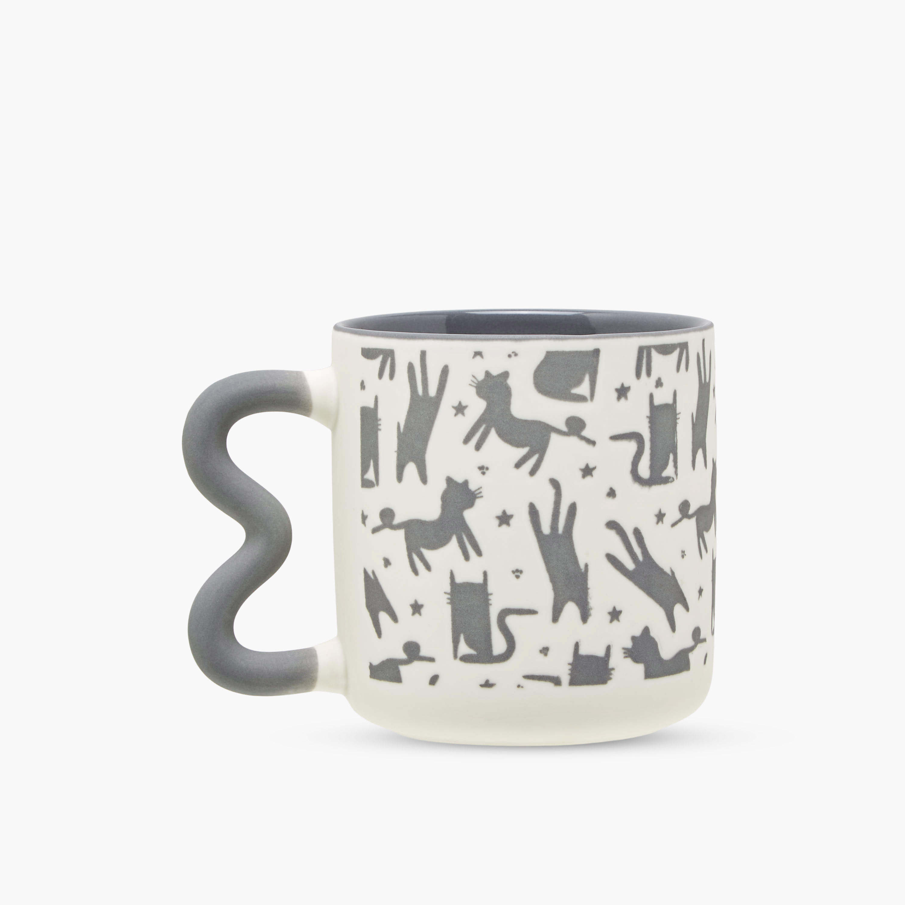 Cat Print Ceramic Mug - 340 ml-household-dining-teaandcoffee-mugsandcups-image-2