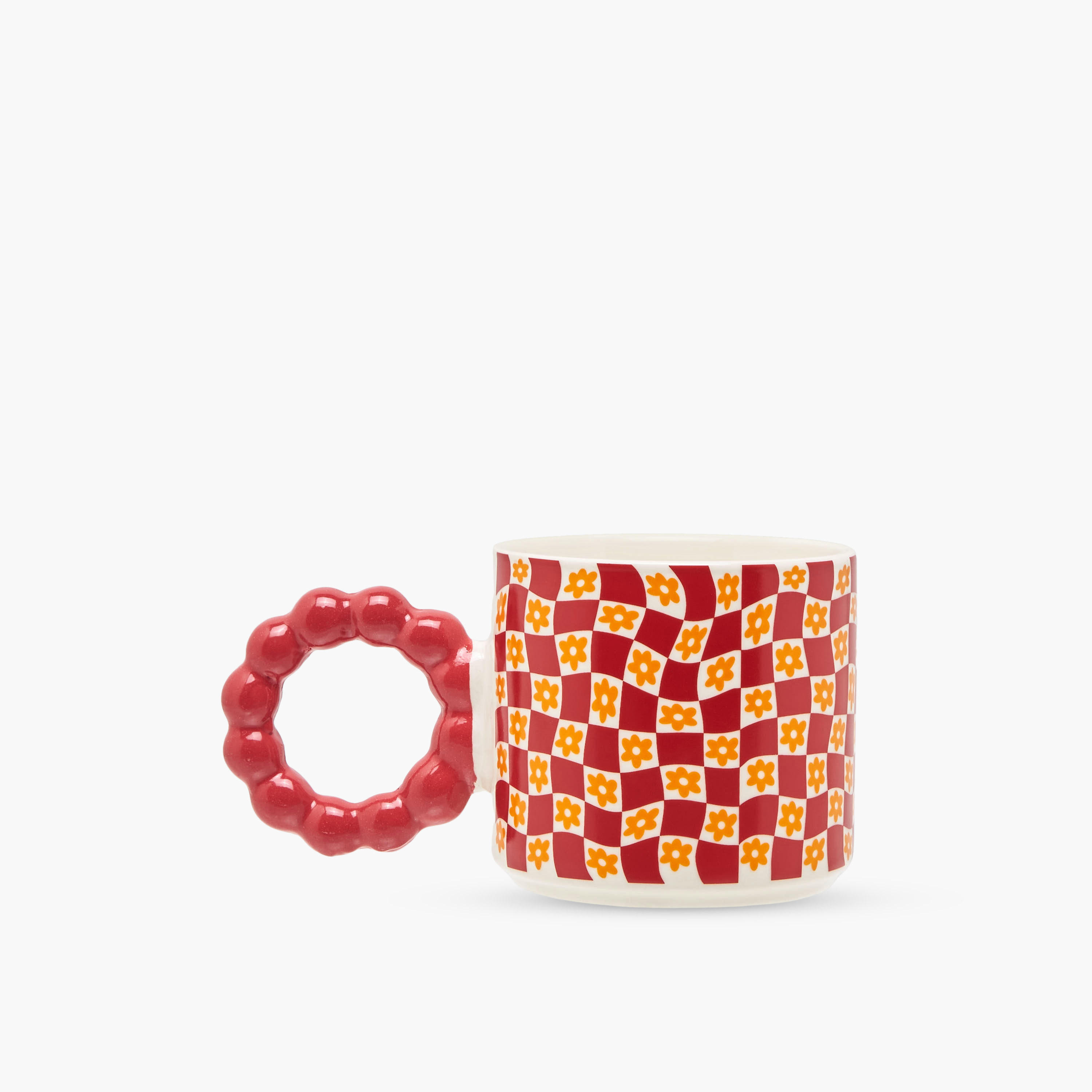 Flower Print Ceramic Mug - 310 ml-household-dining-teaandcoffee-mugsandcups-image-2