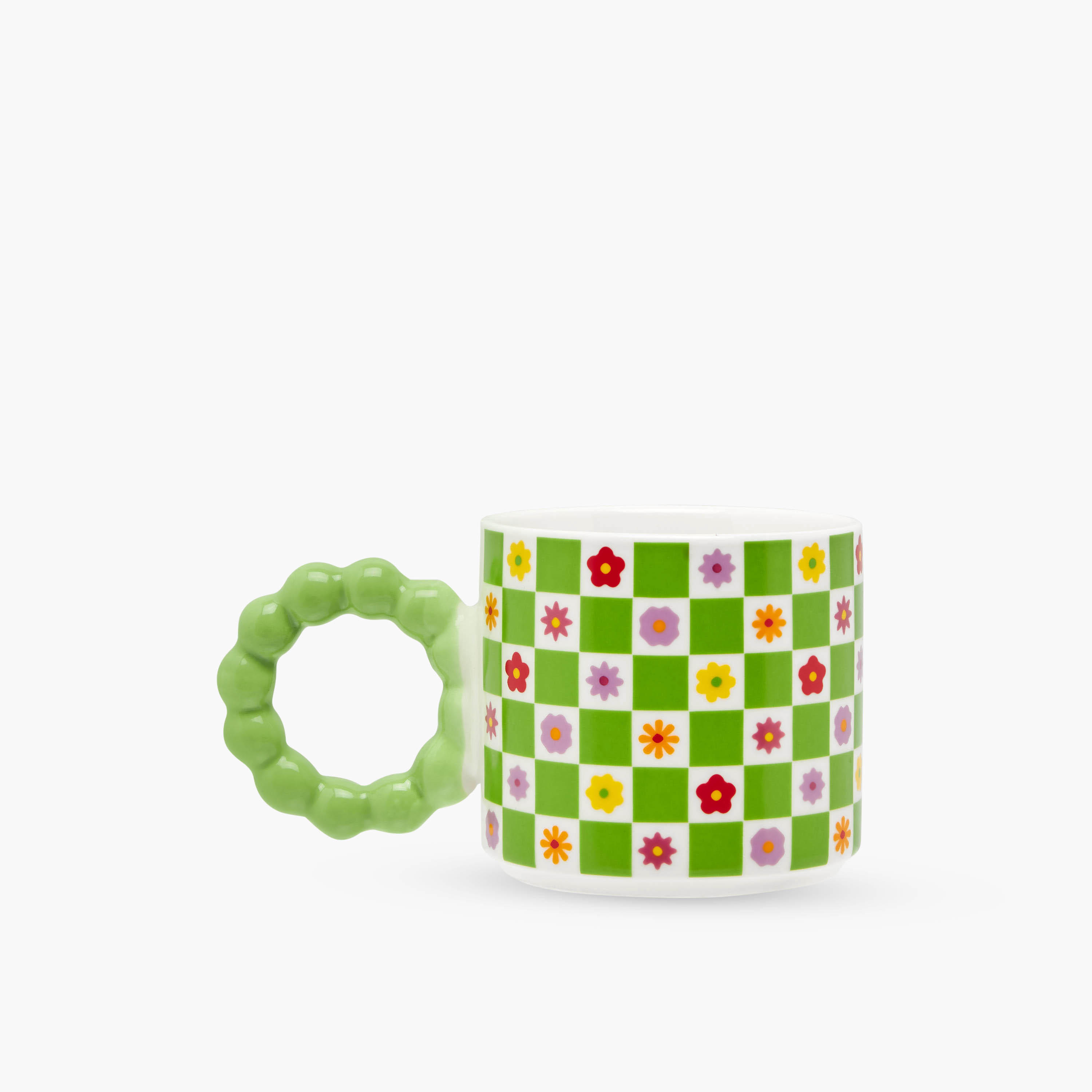 Flower Print Ceramic Mug - 310 ml-household-dining-teaandcoffee-mugsandcups-image-2