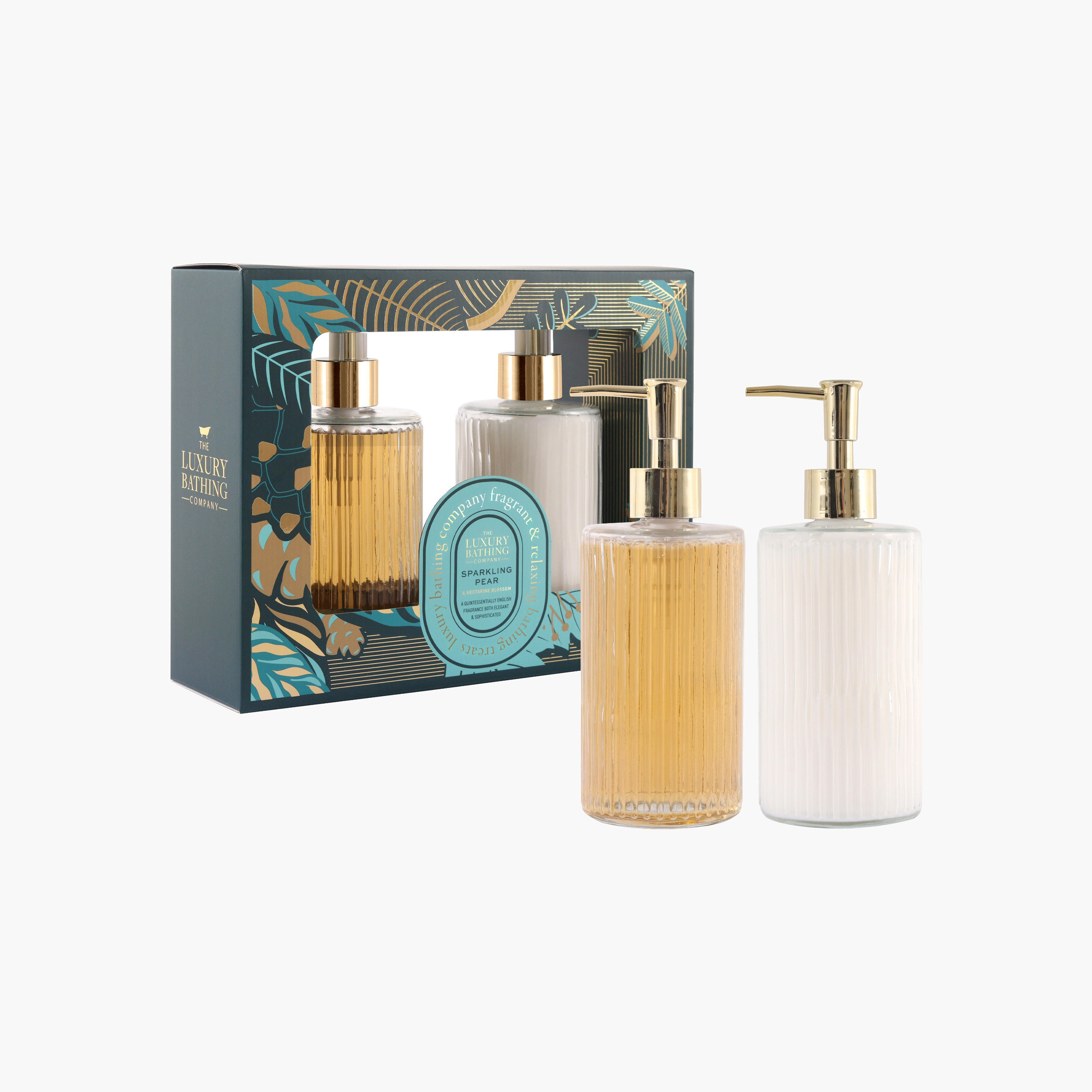 لاكشري باثينج كومبانيطقم غسول يدين ومرطب كمثرى و نكتارين-beautyandpersonalcare-giftsets-image-3
