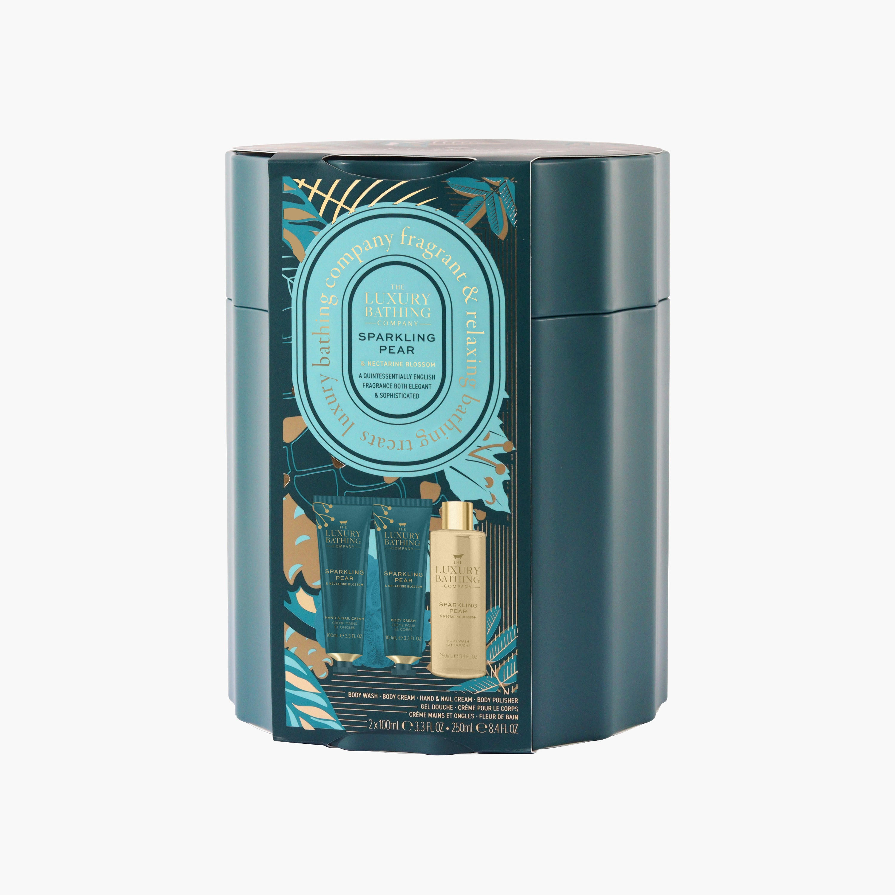 لاكشري باثينج كومبانيمجموعة استحمام كمثرى و نكتارين متألقة-beautyandpersonalcare-giftsets-image-1