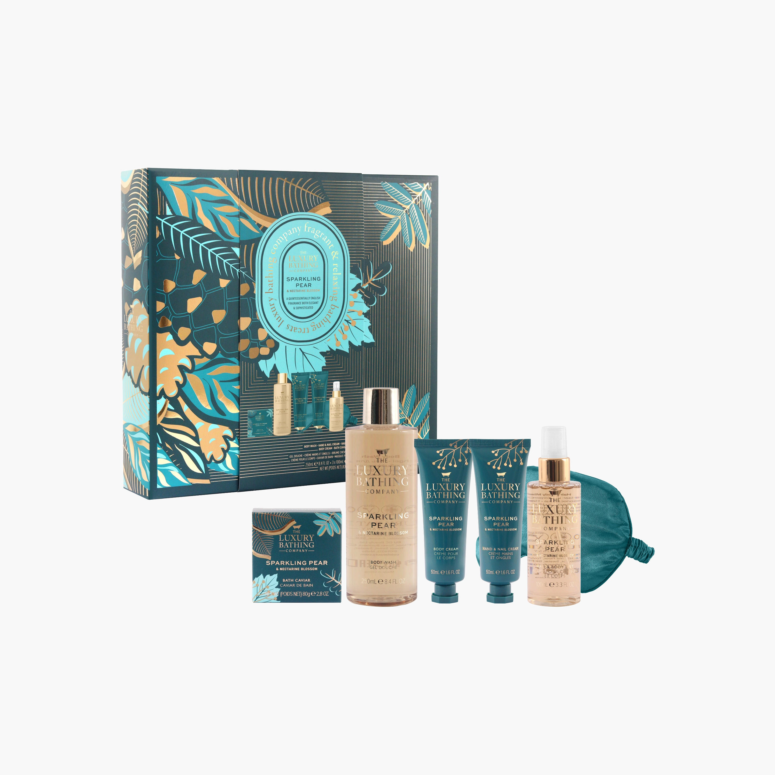 Luxury Bathing Company Sparkling Pear Nectarine Bathing Set-beautyandpersonalcare-giftsets-image-1