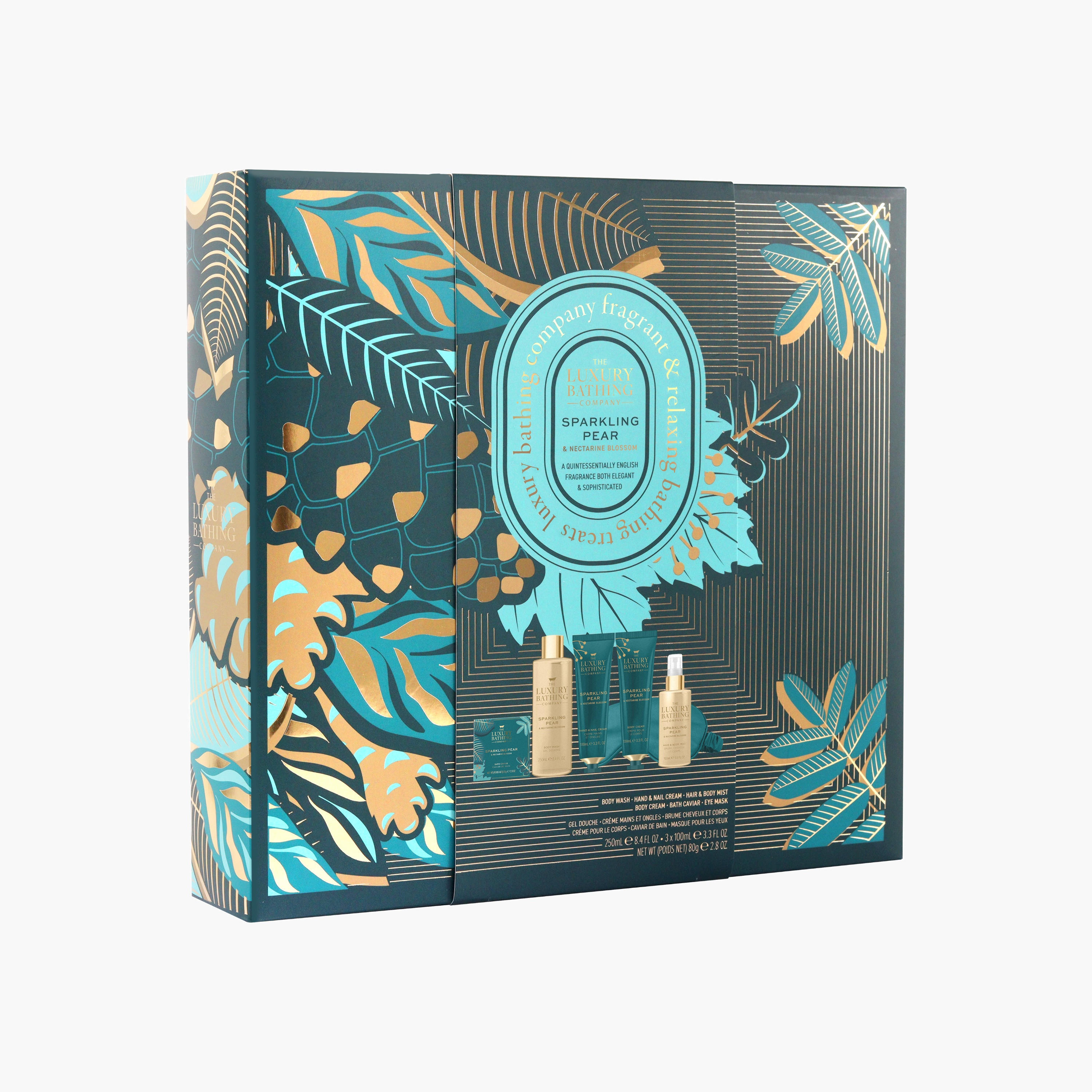 Luxury Bathing Company Sparkling Pear Nectarine Bathing Set-beautyandpersonalcare-giftsets-image-2