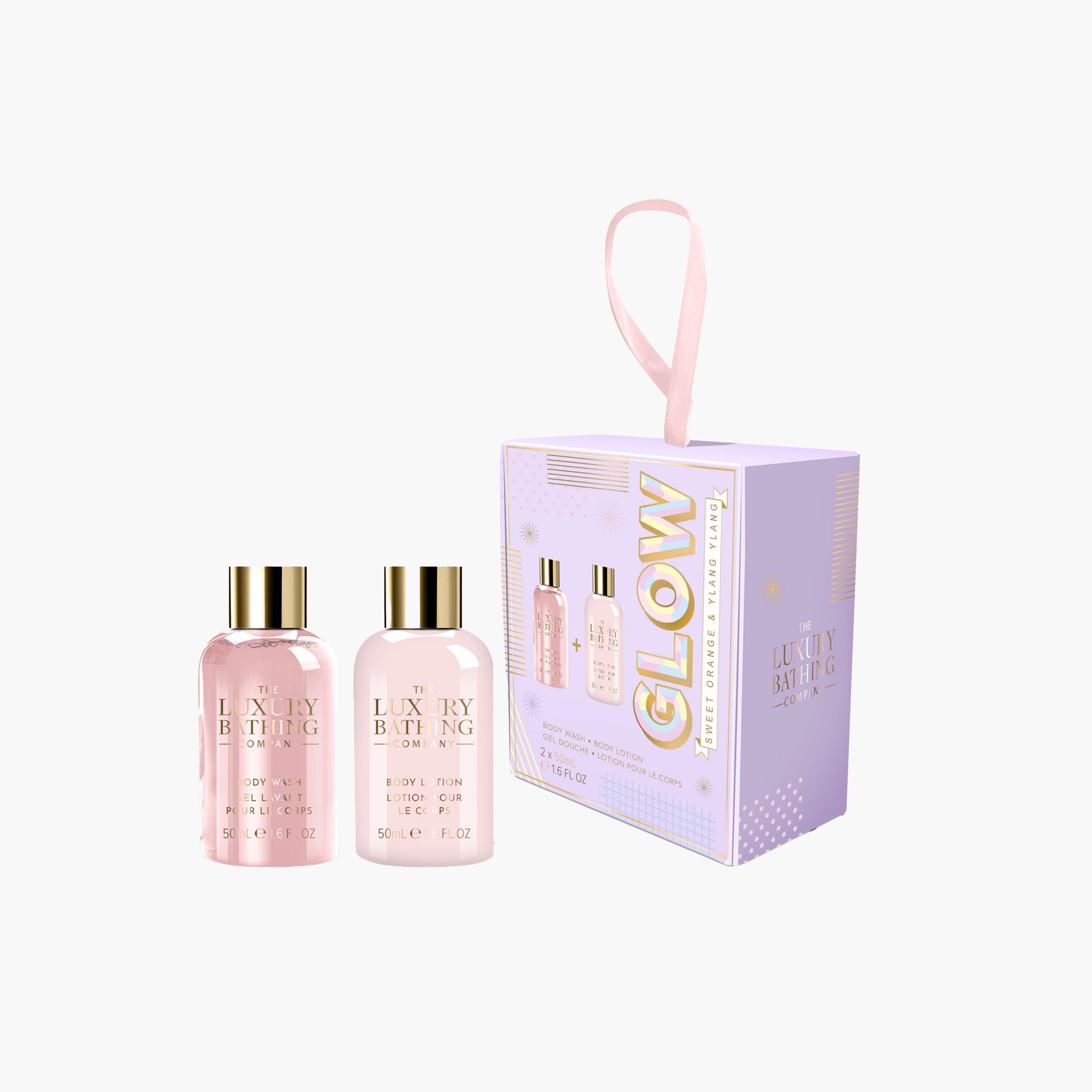 لاكشري باثينج كومبانيمجموعة الثنائي المصغر برائحة البرتقال الحلو واليلانج يلانج-beautyandpersonalcare-giftsets-image-1