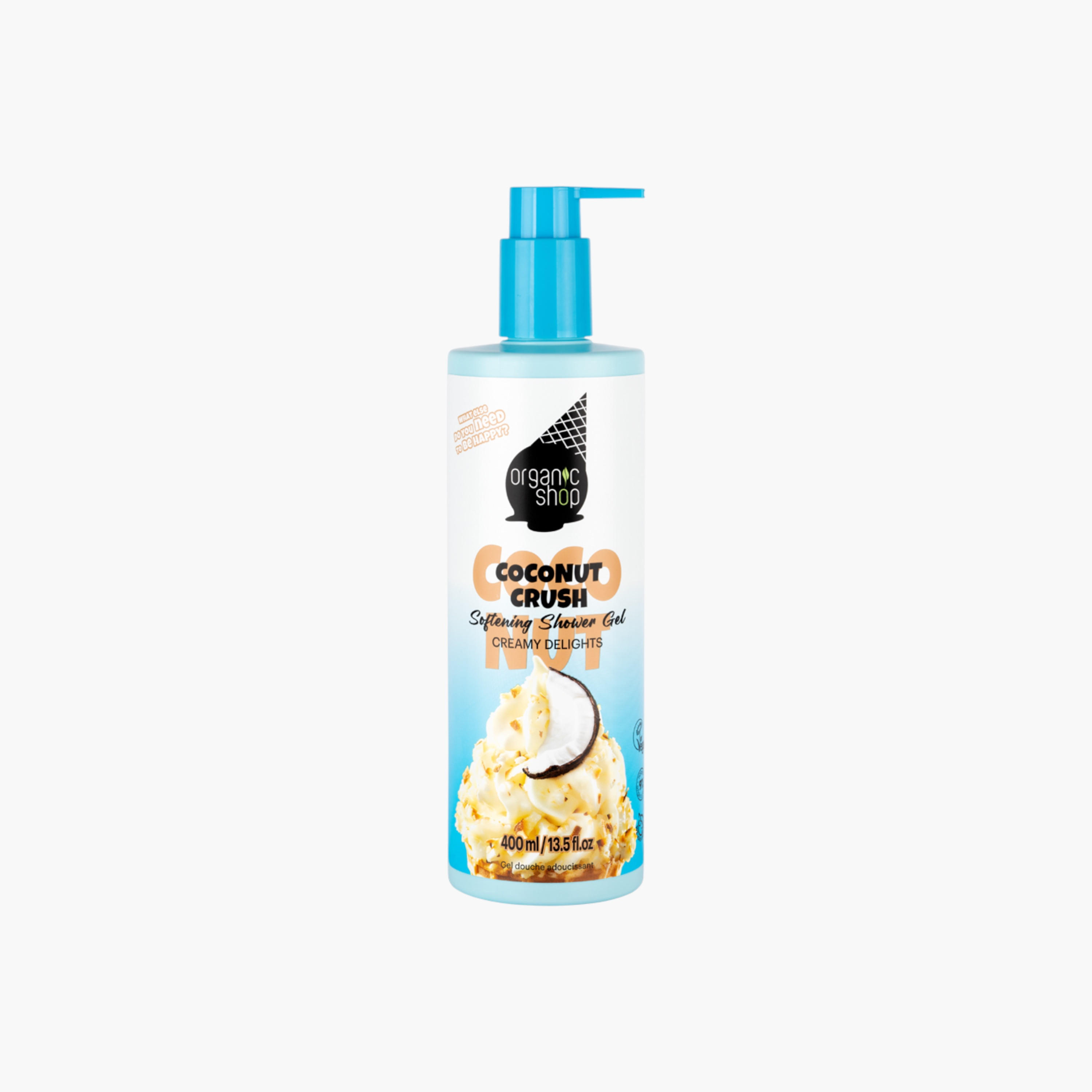 جل استحمام مرطب بزبدة جوز الهند من أورغانيك شوب - 400 مل-beautyandpersonalcare-bathandbody-bathandshower-bodywash-image-1