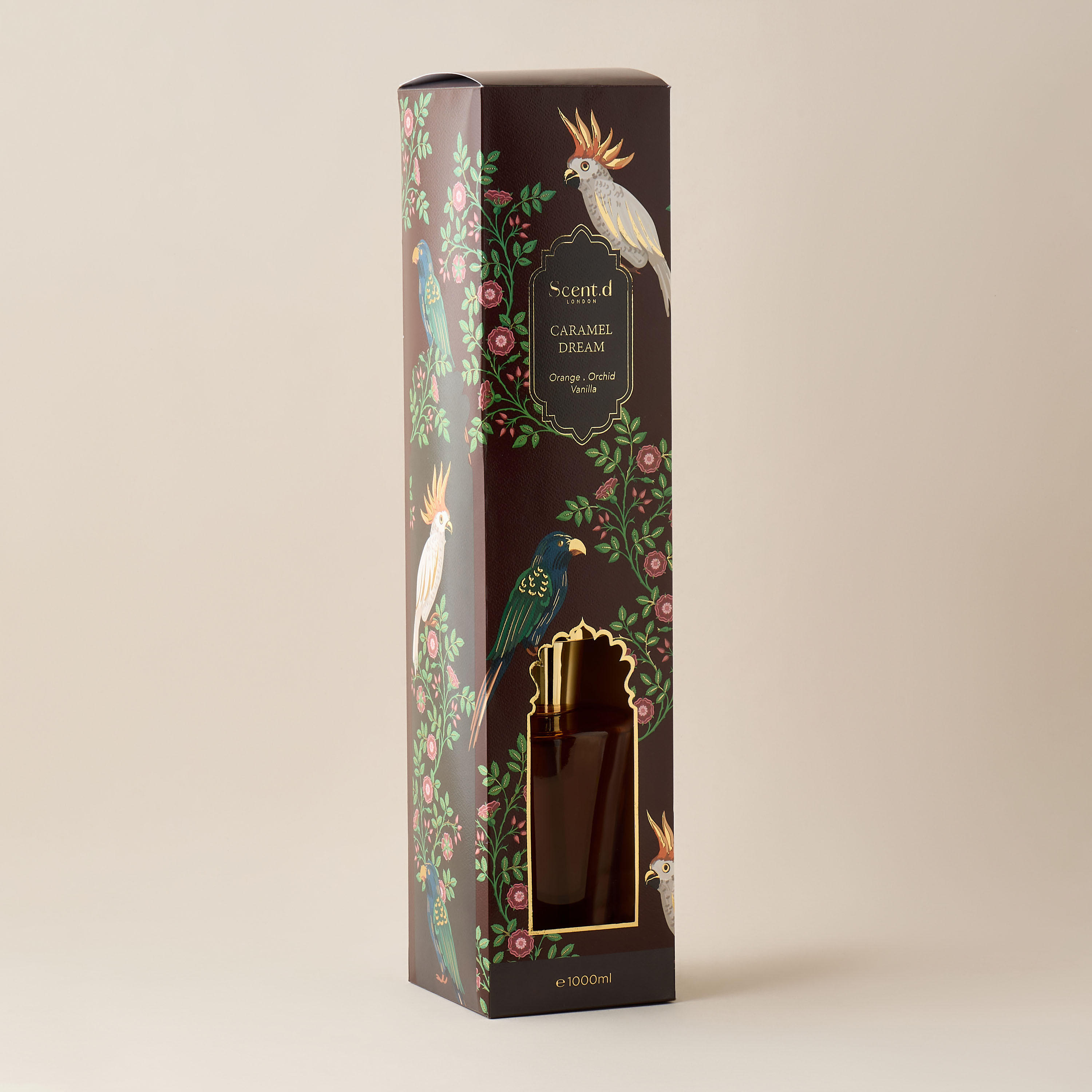 Scent.d London Caramel Dream Scented Reed Diffuser Set - 1 L-household-homefragrance-reeddiffusers-image-4