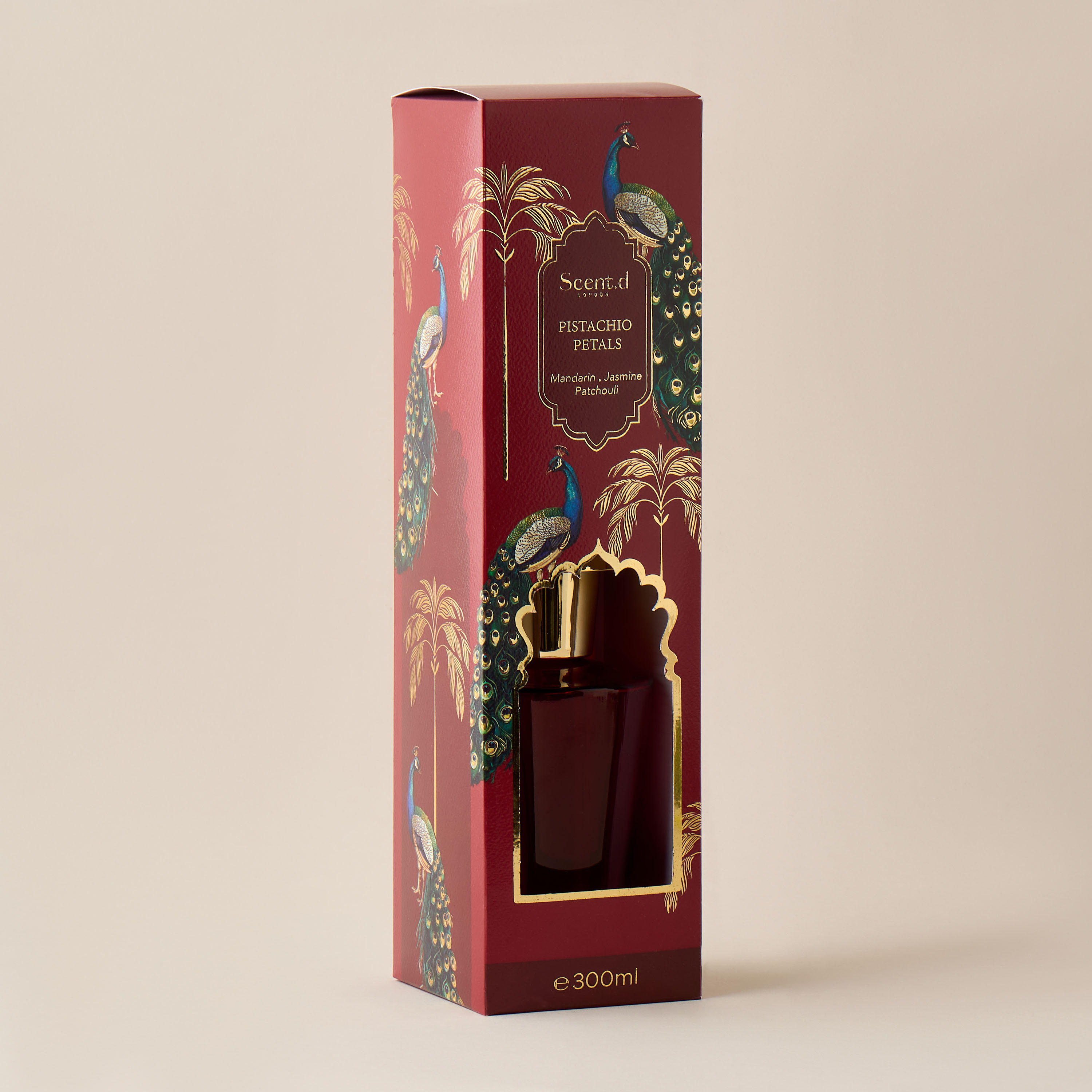 طقم موزع عطور بأعواد خشبية كاراميل دريم من سنتد لندن - 300 مل-household-homefragrance-reeddiffusers-image-2
