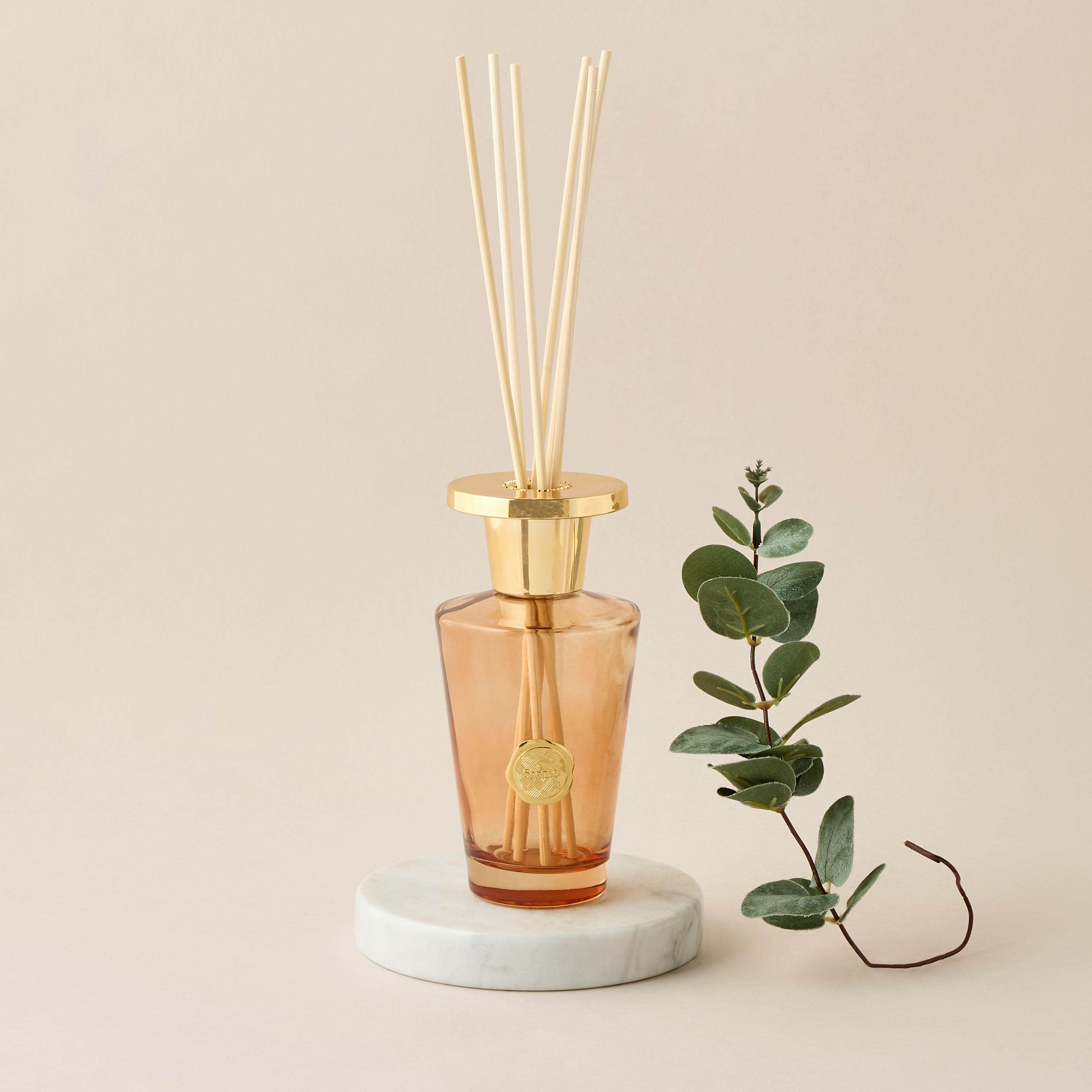 Scent.d London Caramel Dream Scented Reed Diffuser Set - 300 ml-household-homefragrance-reeddiffusers-image-1