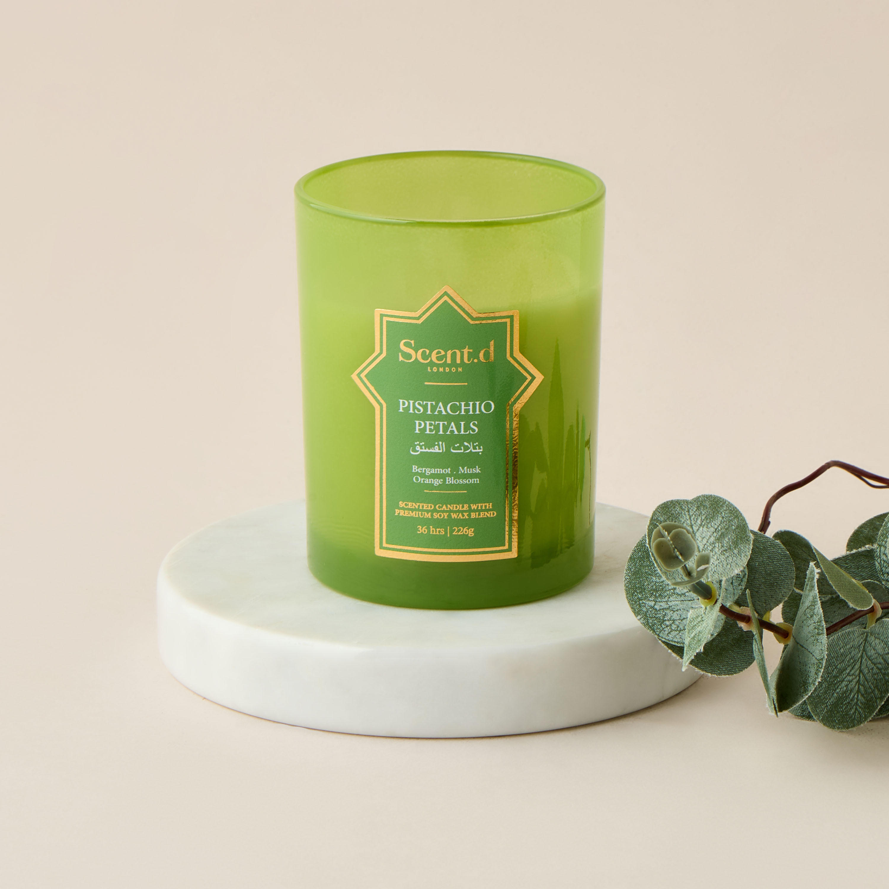 Scent.d London Celestial Breeze Scented Jar Candle - 226 gms-household-homefragrance-candles-image-1