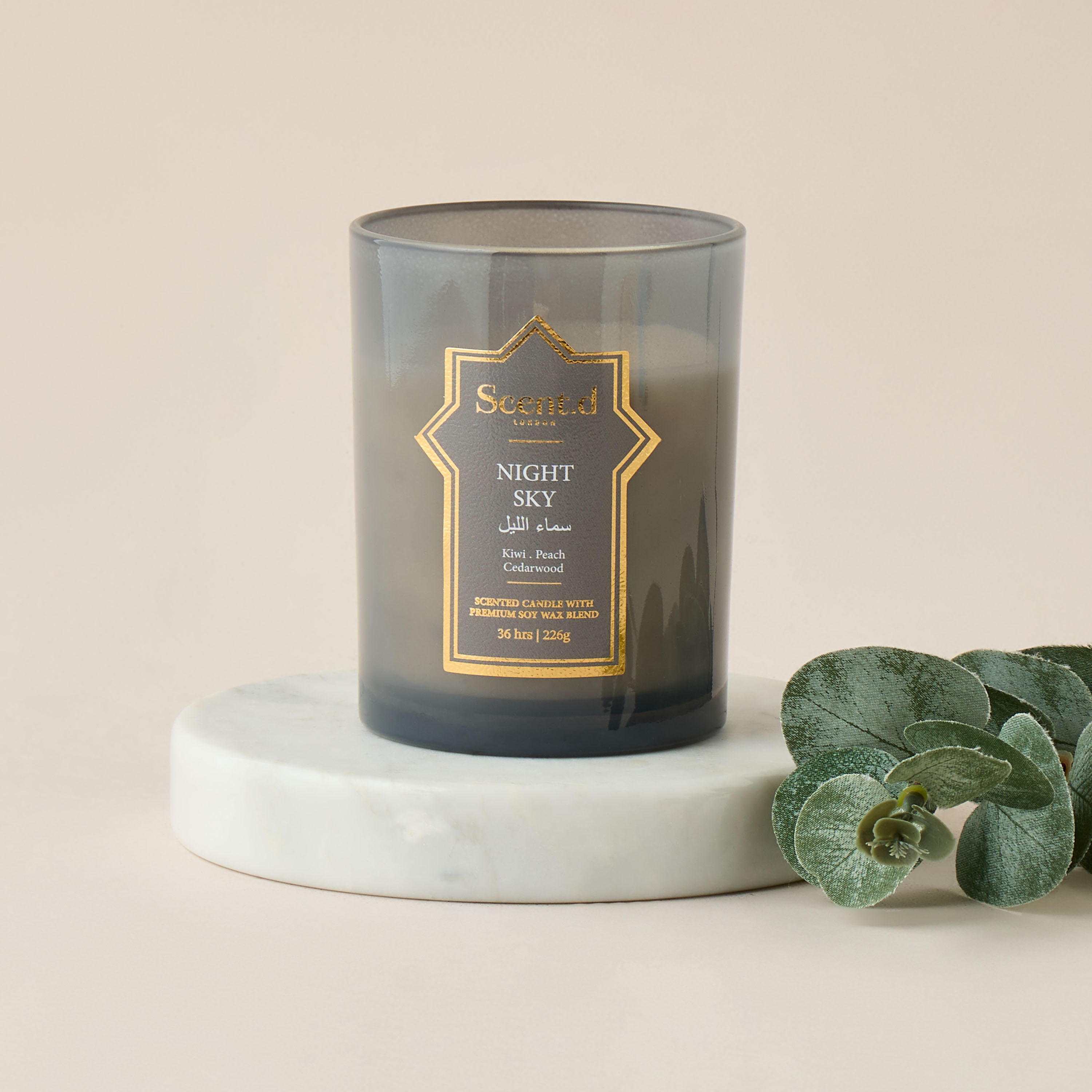 Scent.d London Celestial Breeze Scented Jar Candle - 226 gms-household-homefragrance-candles-image-1
