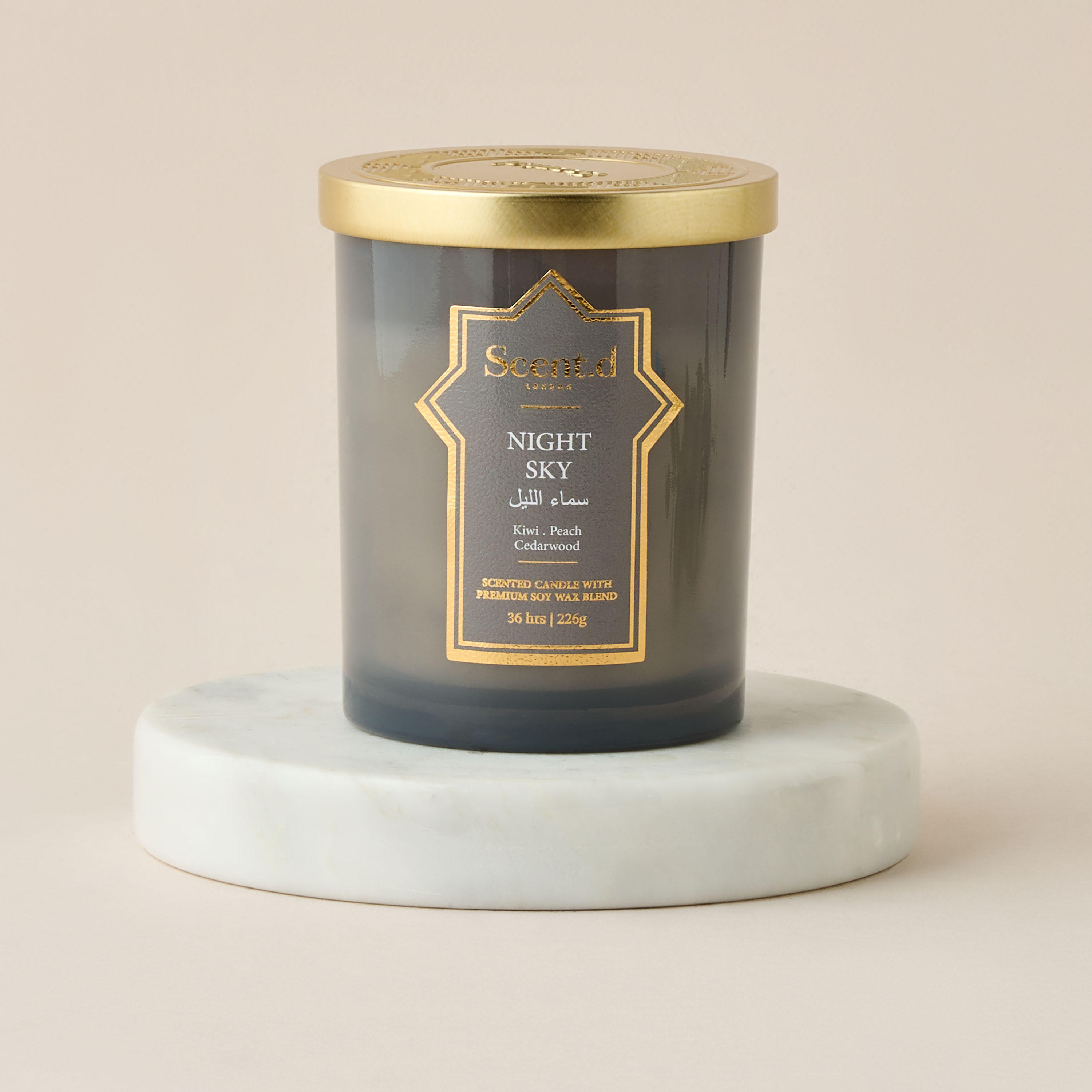 Scent.d London Celestial Breeze Scented Jar Candle - 226 gms-household-homefragrance-candles-image-2
