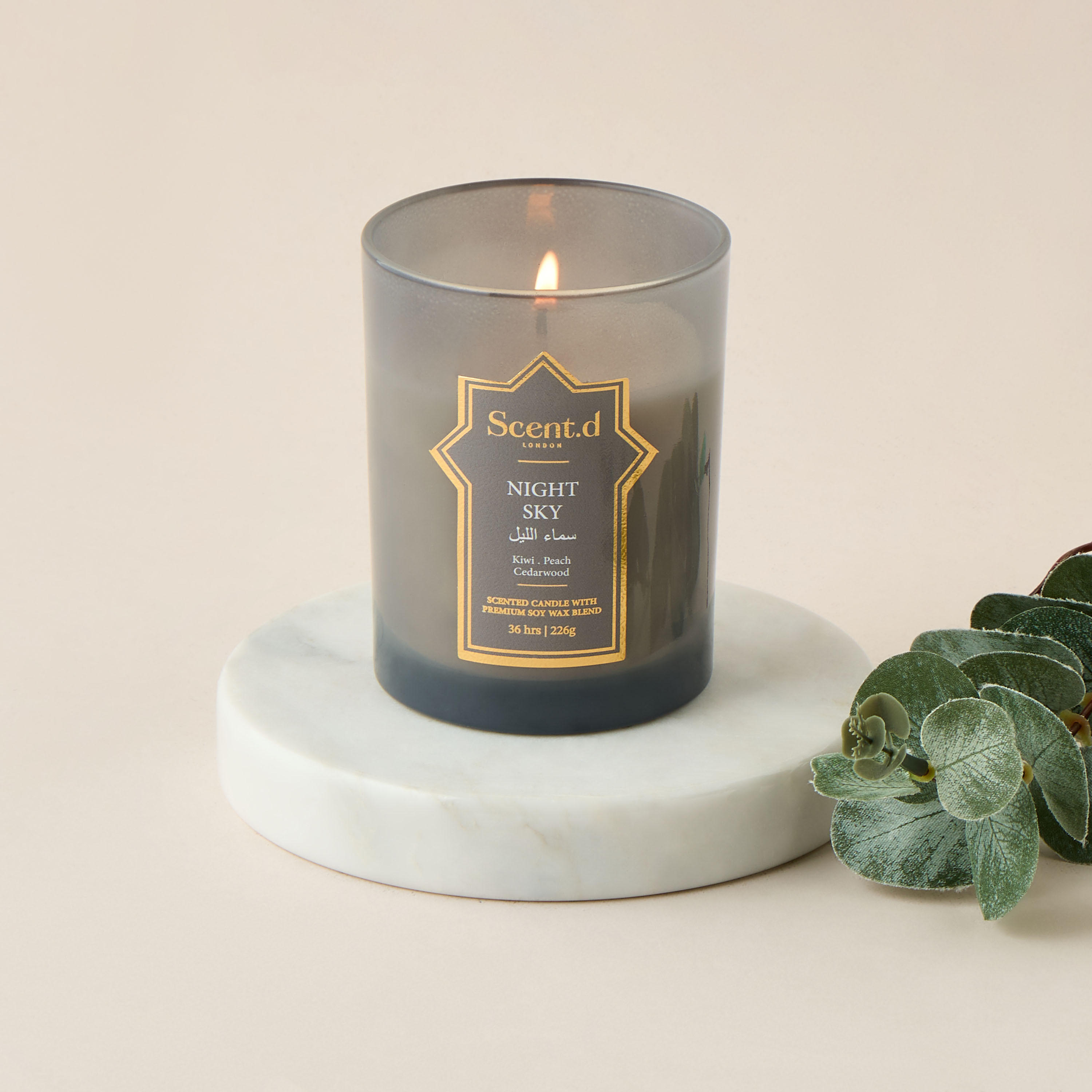 Scent.d London Celestial Breeze Scented Jar Candle - 226 gms-household-homefragrance-candles-image-4