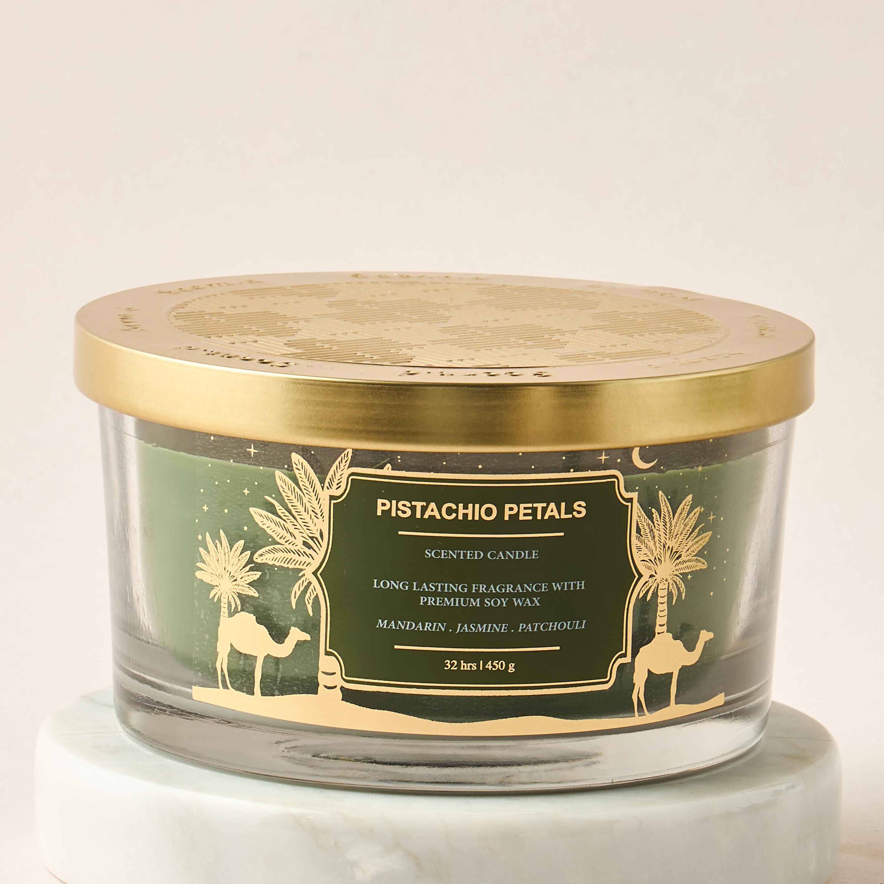 جرة شمع معطرة بـ3 فتائل رمان نوار من سينت.د - 450 جرام-household-homefragrance-candles-image-2