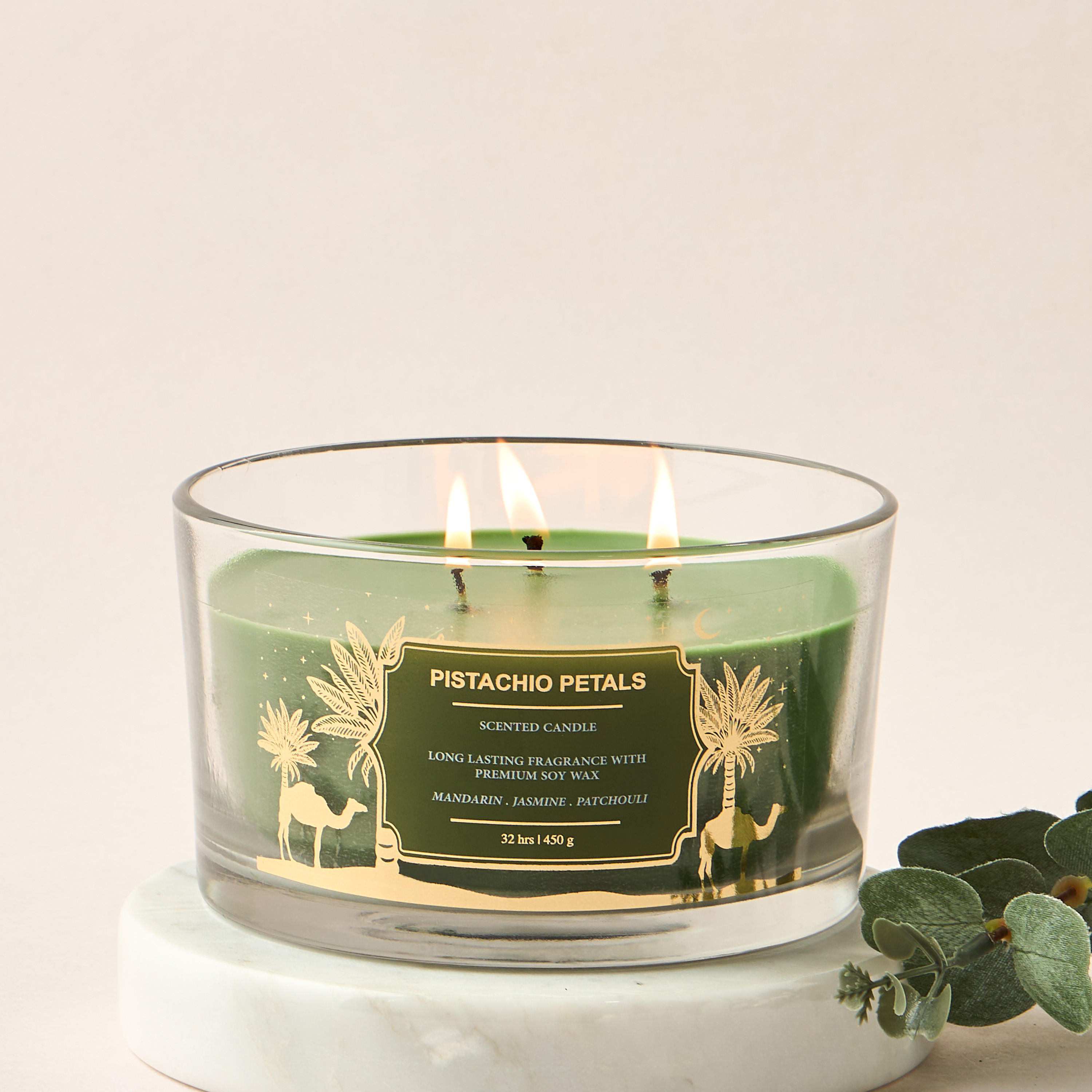 جرة شمع معطرة بـ3 فتائل رمان نوار من سينت.د - 450 جرام-household-homefragrance-candles-image-4