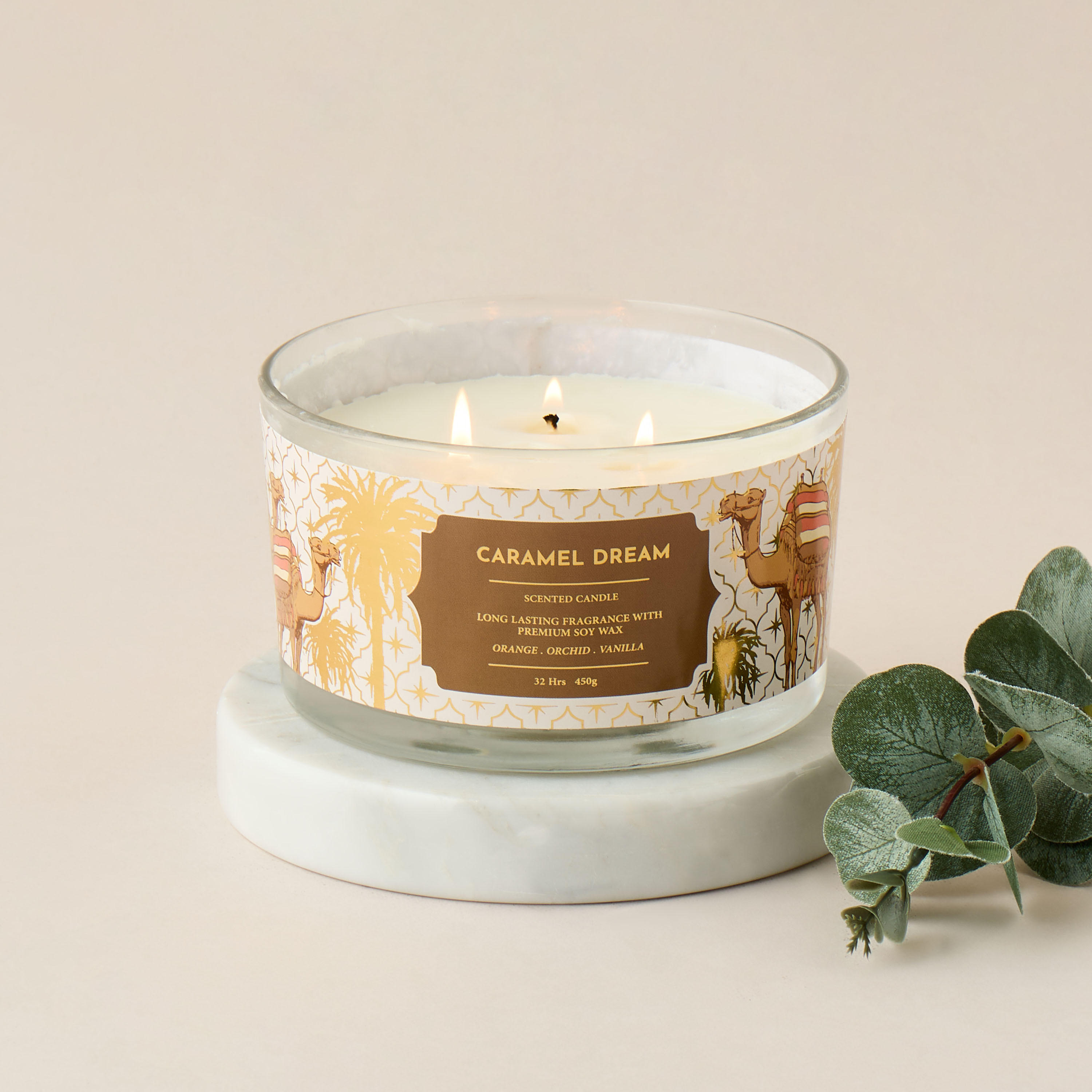 Scent.d Pomegranate Noir Scented 3-Wick Jar Candle - 450 gms-household-homefragrance-candles-image-4