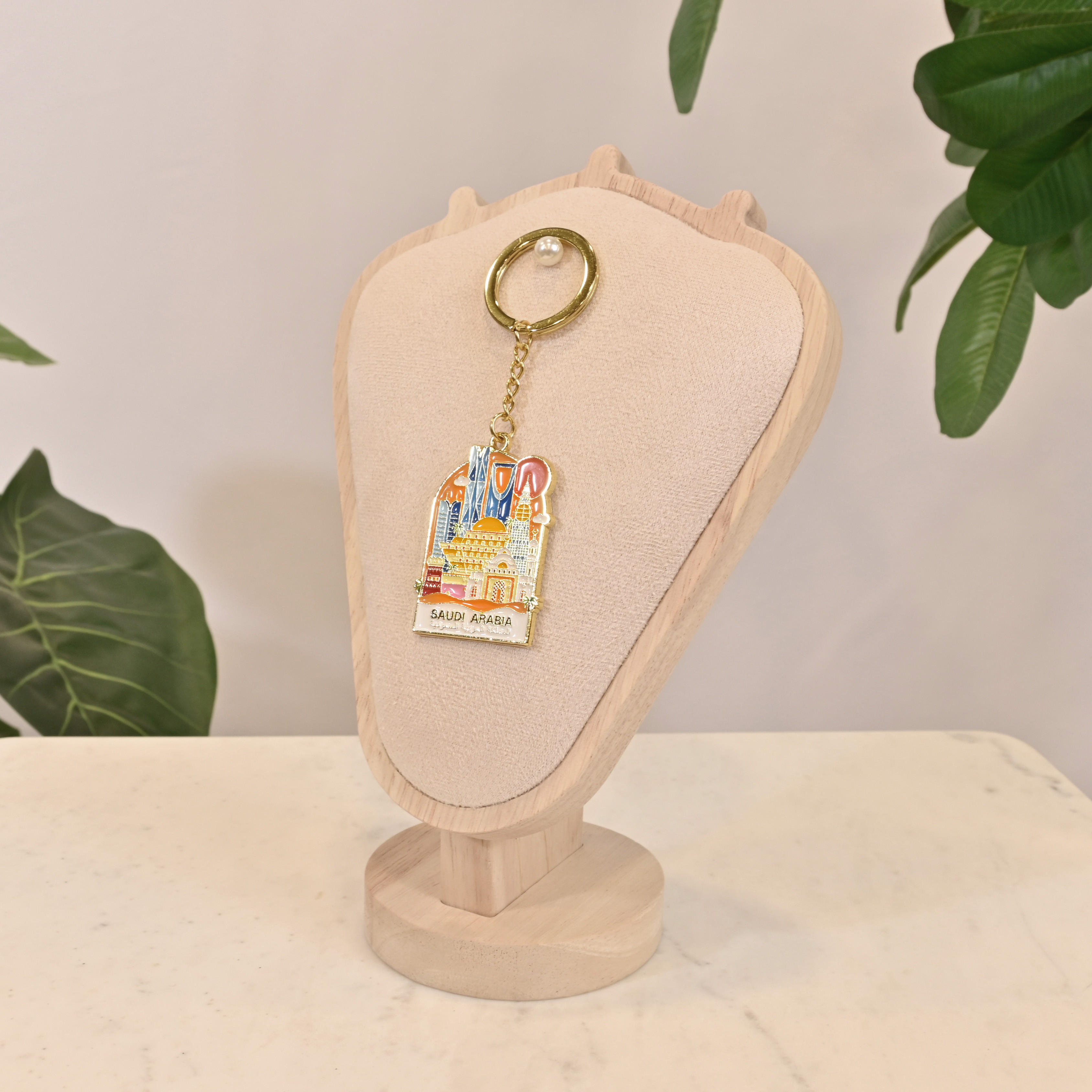 Crafted by Lifestyle Saudi Arabia Souvenir Keychain-household-walldecorandmirrors-wallaccessories-image-1