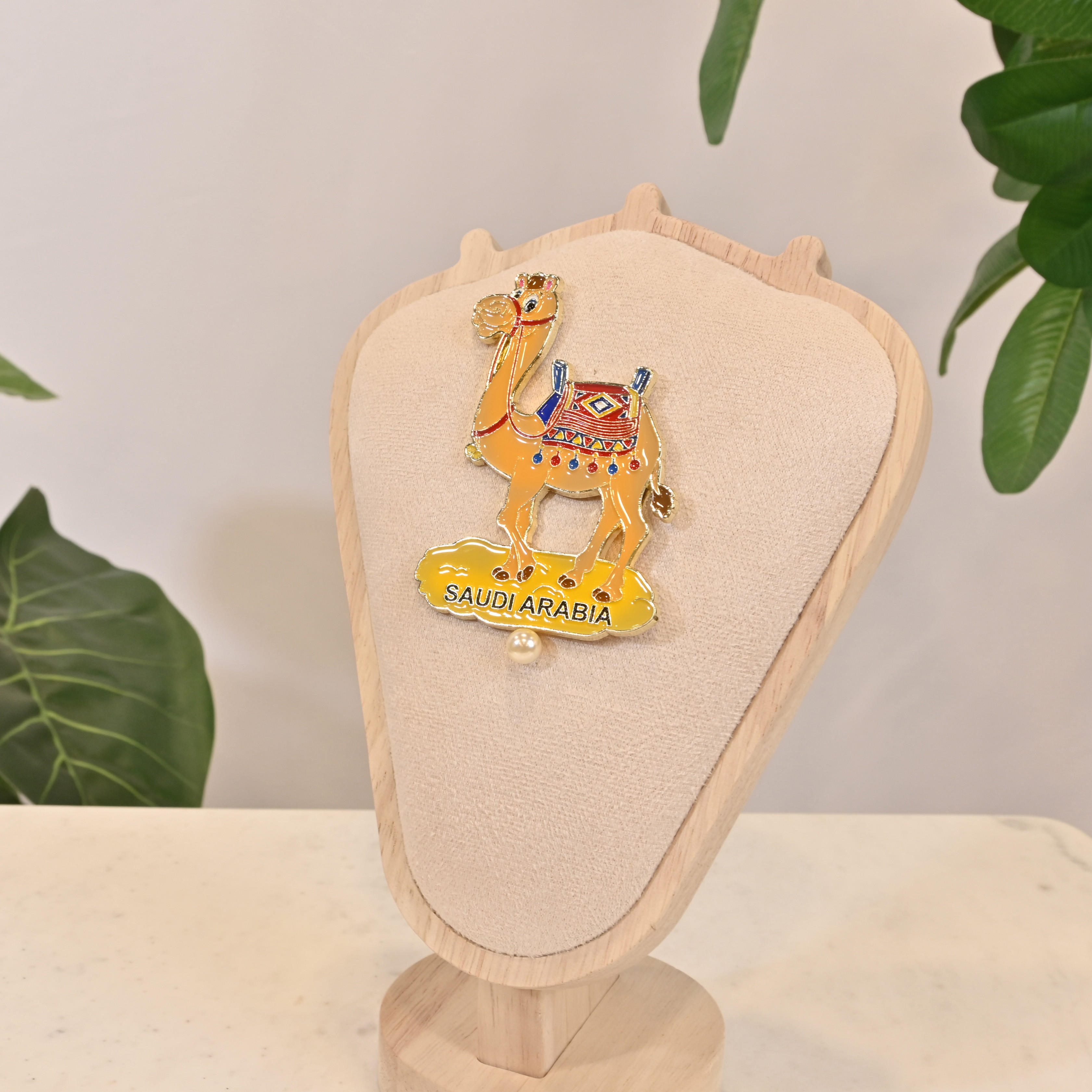 Crafted by Lifestyle Camel Saudi Arabia Brooch-household-walldecorandmirrors-wallaccents-image-1