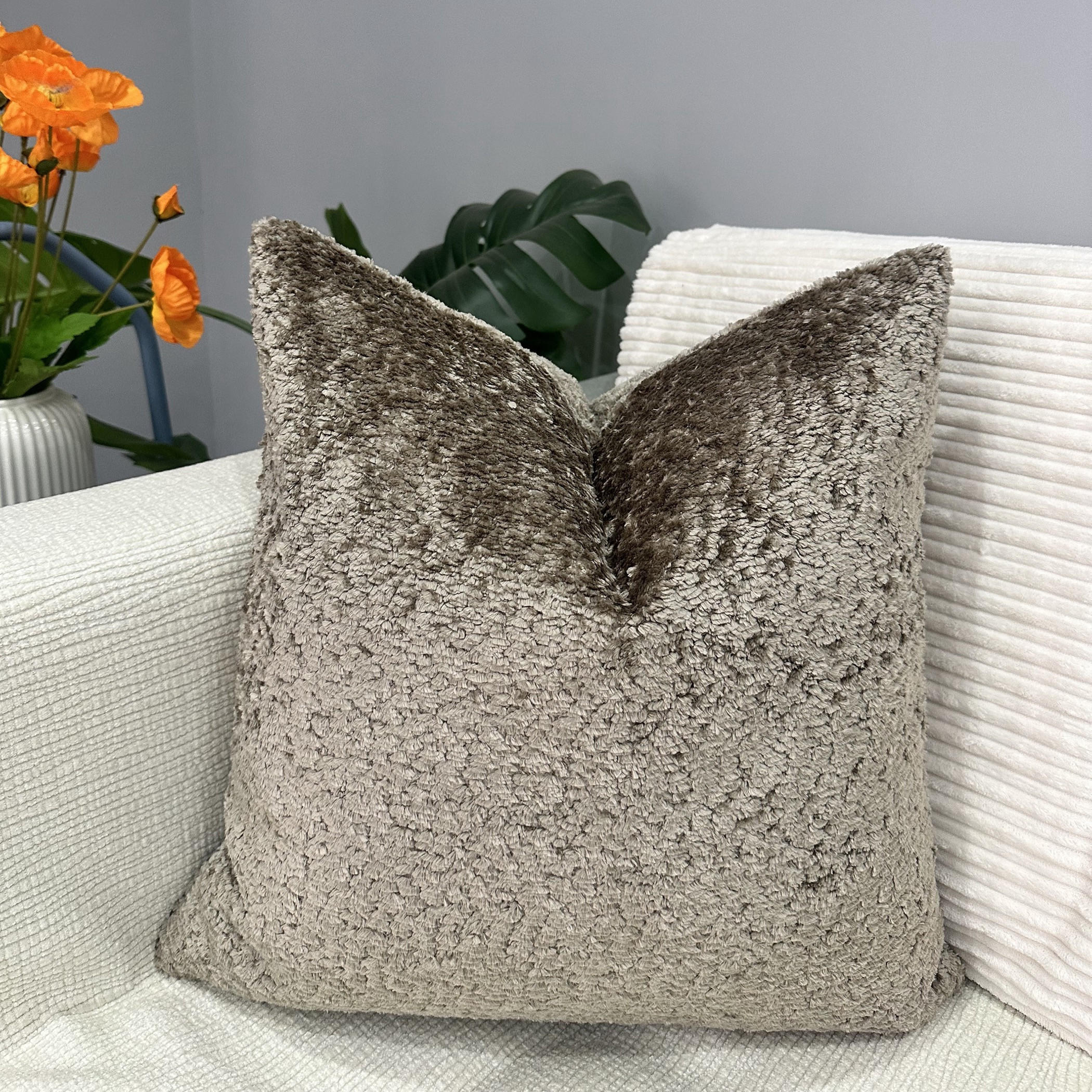 Unique Home Textured Plush Decorative Cushion-household-cushionsandthrows-filledcushions-decorativecushions-image-1
