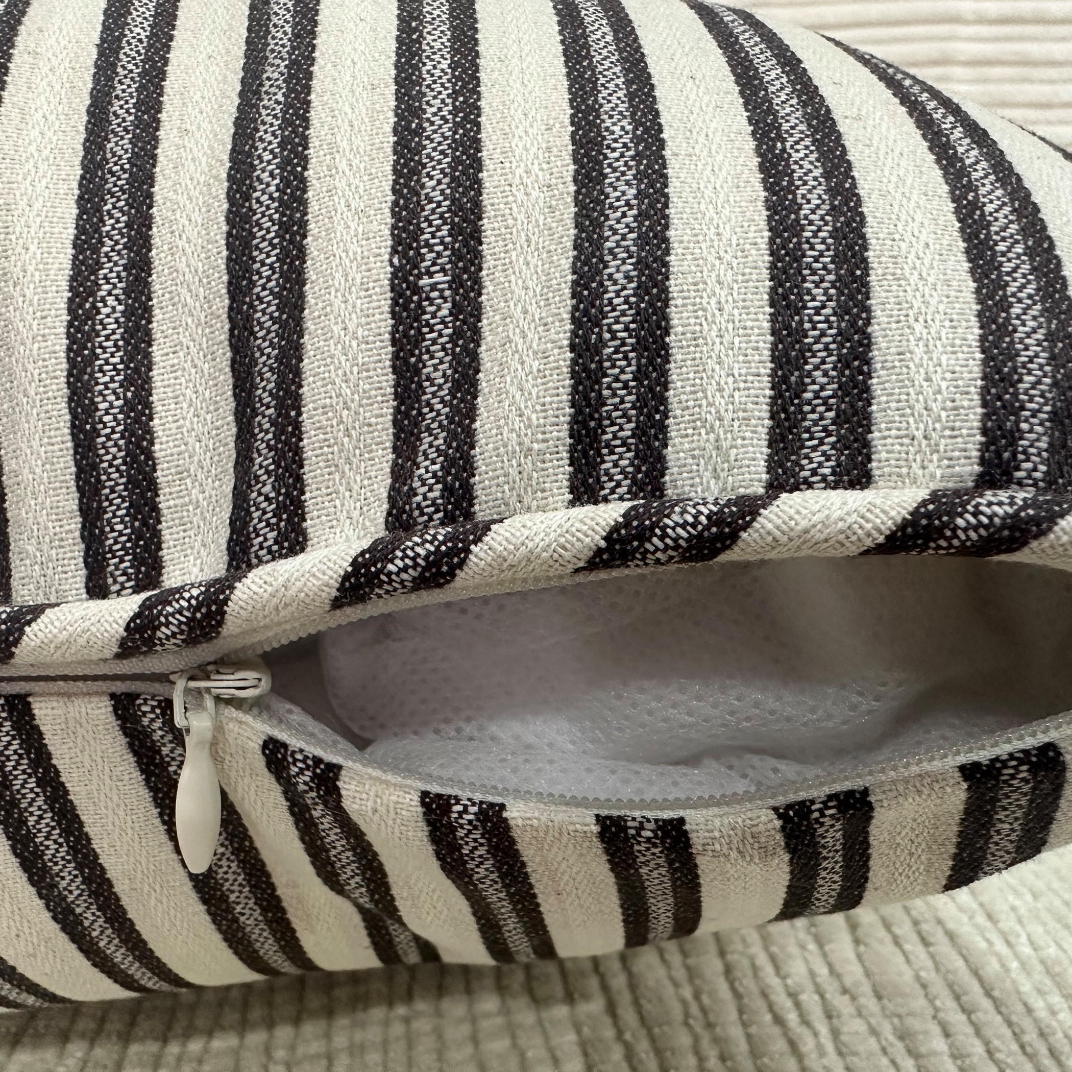 Unique Home Striped Decorative Cushion Black White-household-cushionsandthrows-filledcushions-decorativecushions-image-4