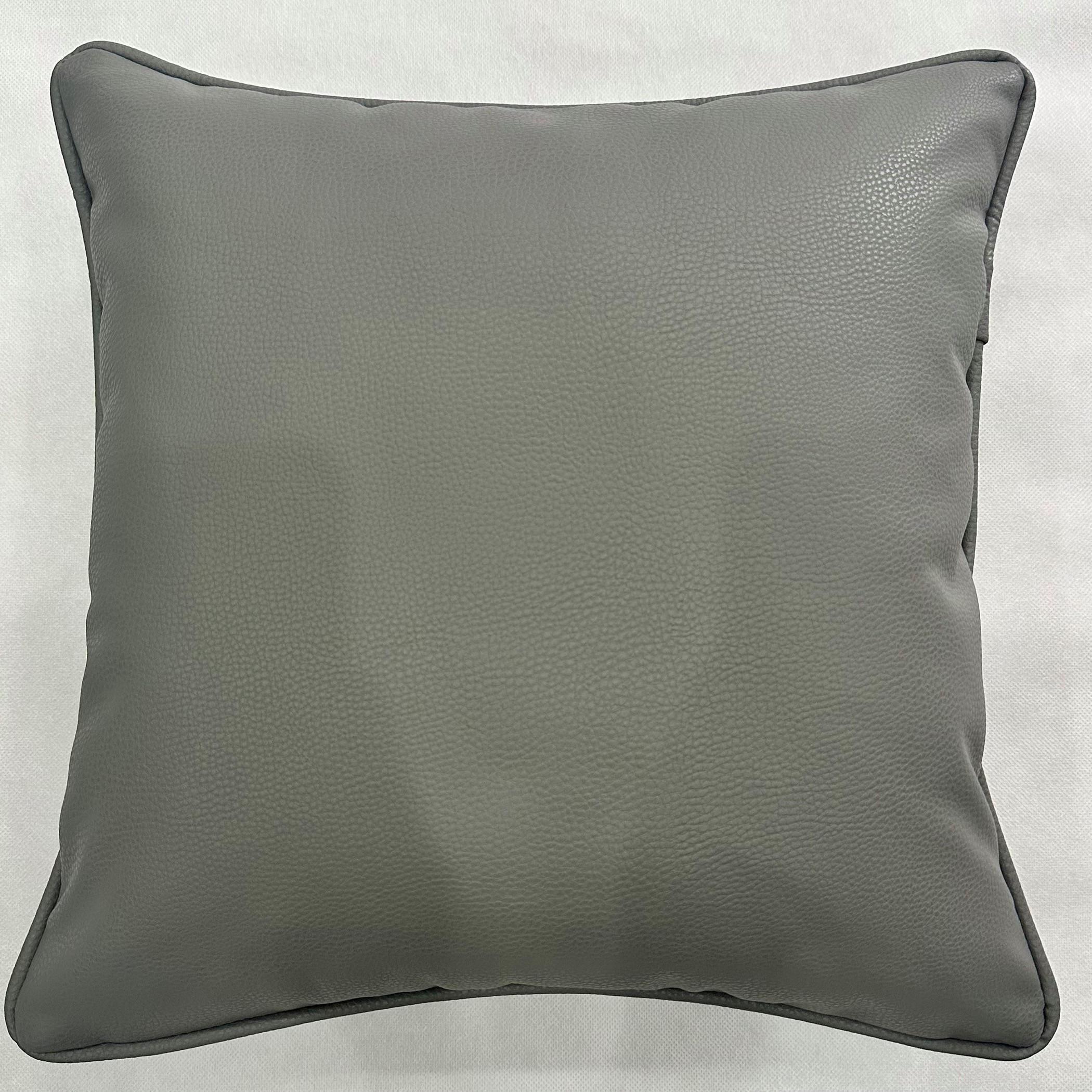 Unique Home Faux Leather Decorative Cushion Grey-household-cushionsandthrows-filledcushions-decorativecushions-image-5