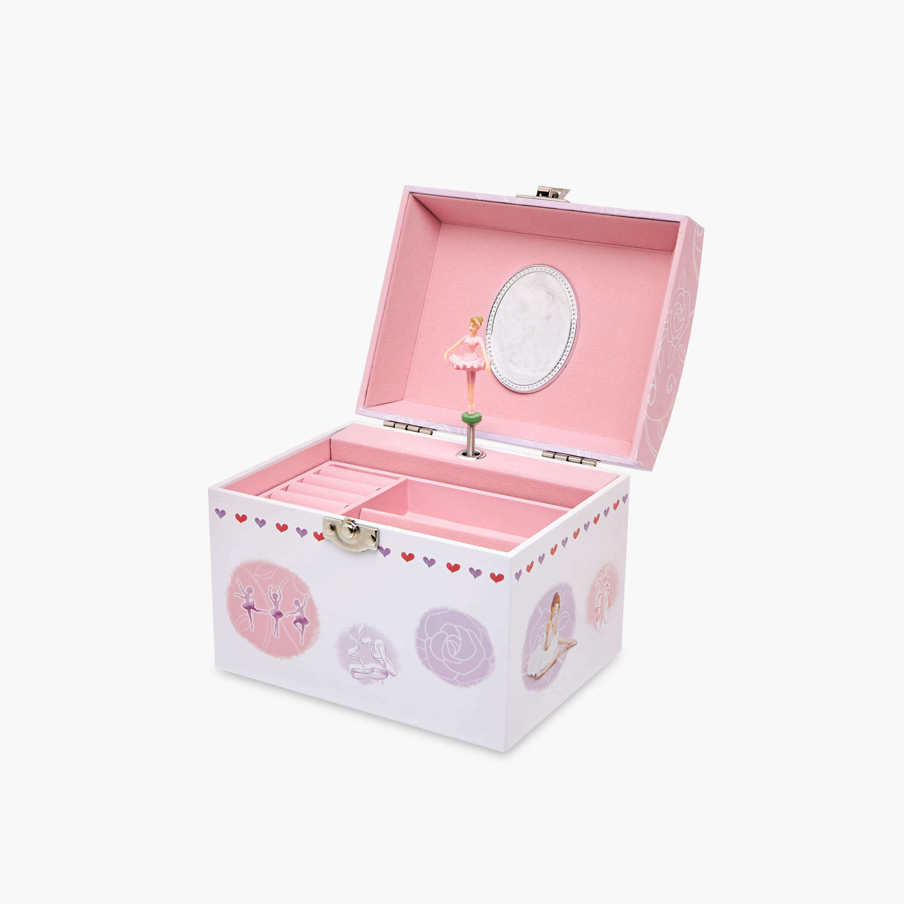 Jewellery Organiser with Ballerina Print - 17x13x14 cms-women-watchesandjewellery-jewellery-storage-image-4