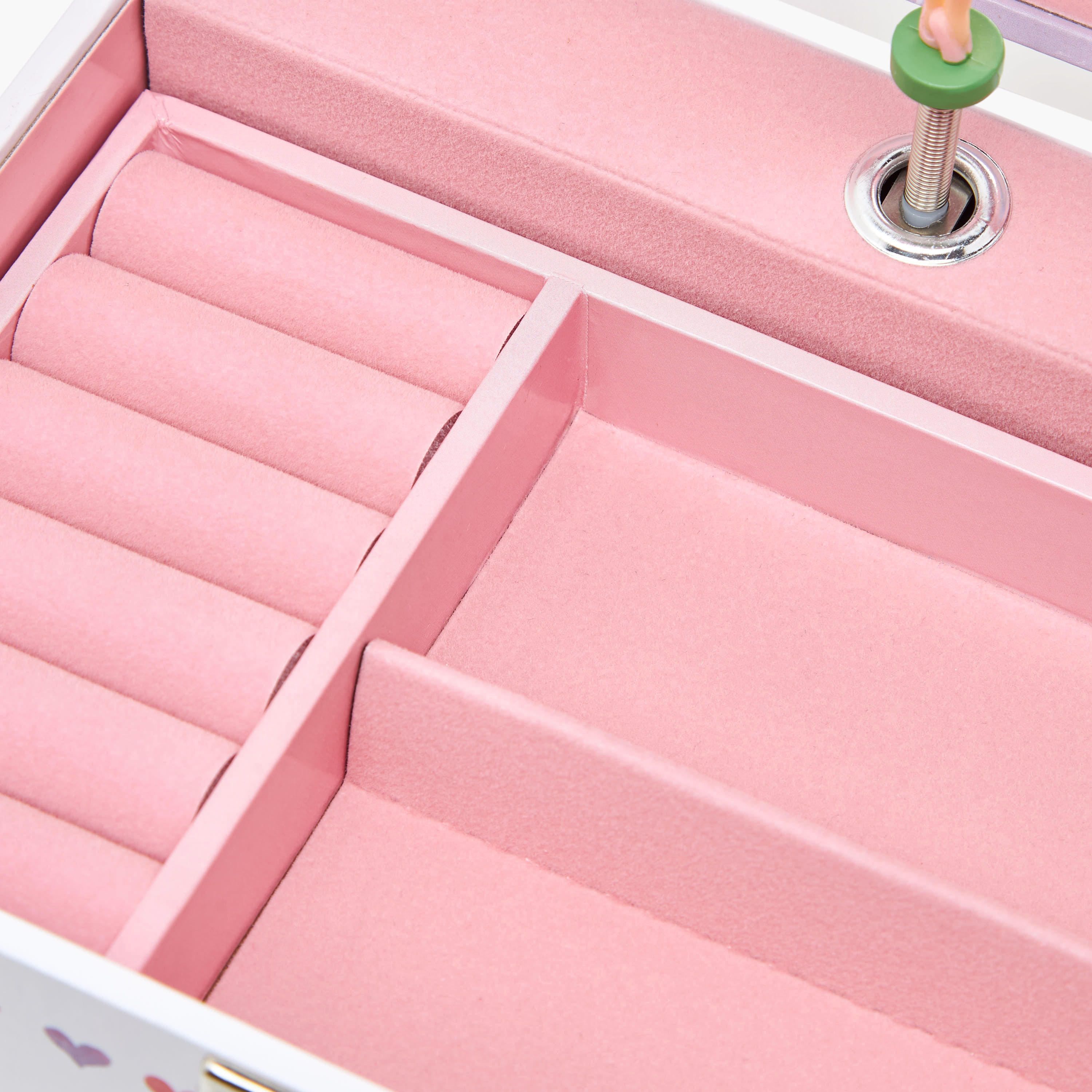Jewellery Organiser with Ballerina Print - 17x13x14 cms-women-watchesandjewellery-jewellery-storage-image-9
