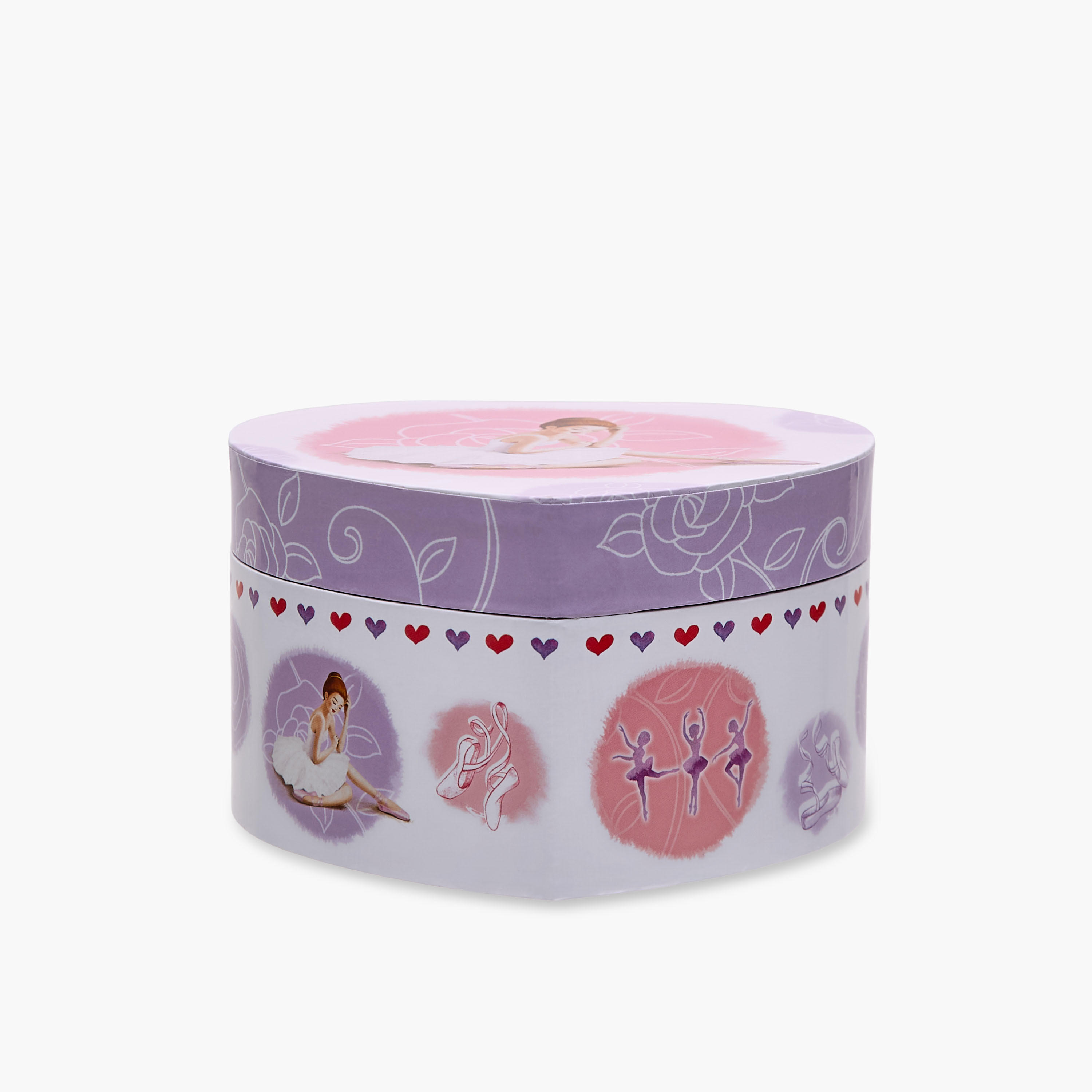 Musical Jewellery Box Ballerina Print - 14.5x13.5x8.5 cms-women-watchesandjewellery-jewellery-storage-image-2