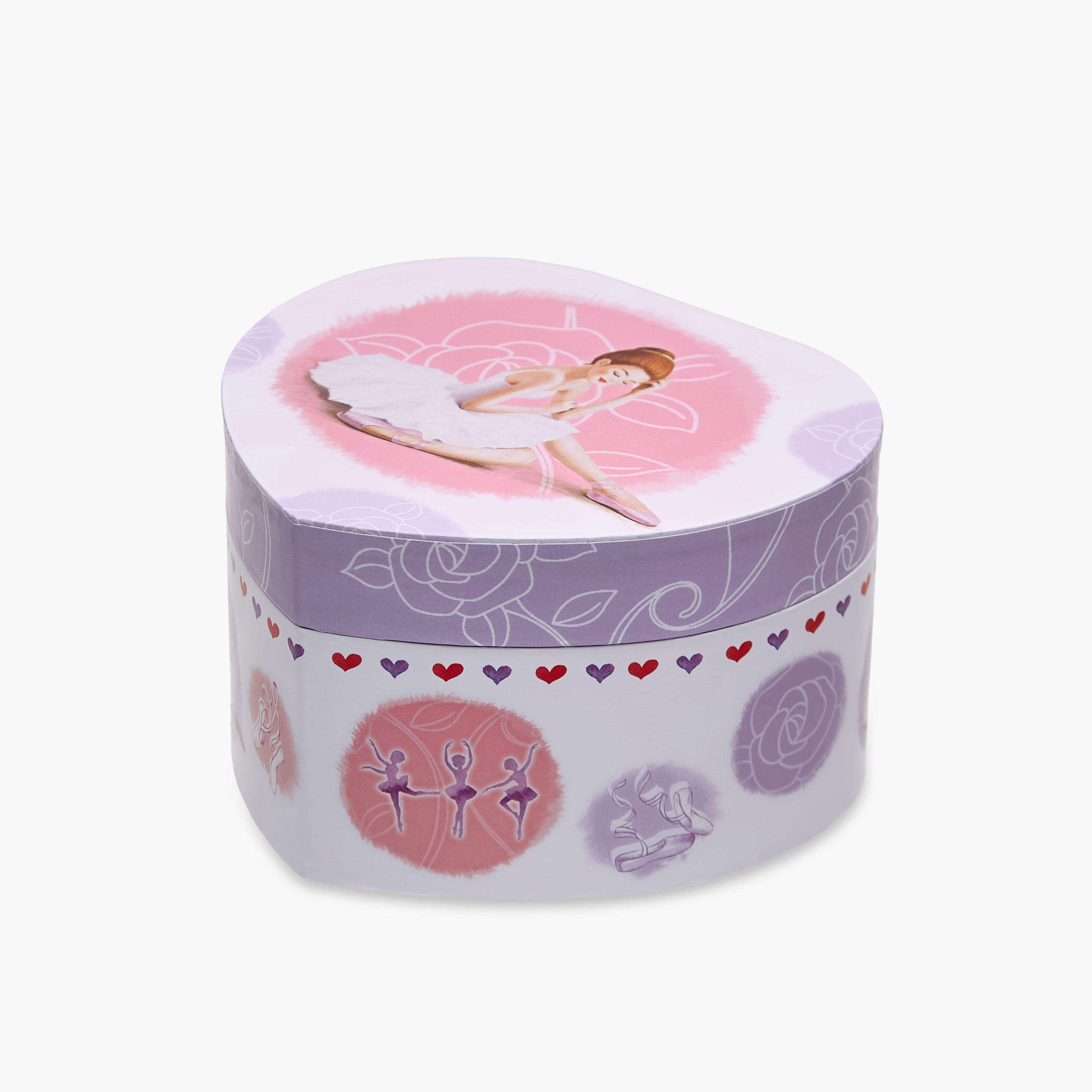 Musical Jewellery Box Ballerina Print - 14.5x13.5x8.5 cms-women-watchesandjewellery-jewellery-storage-image-1