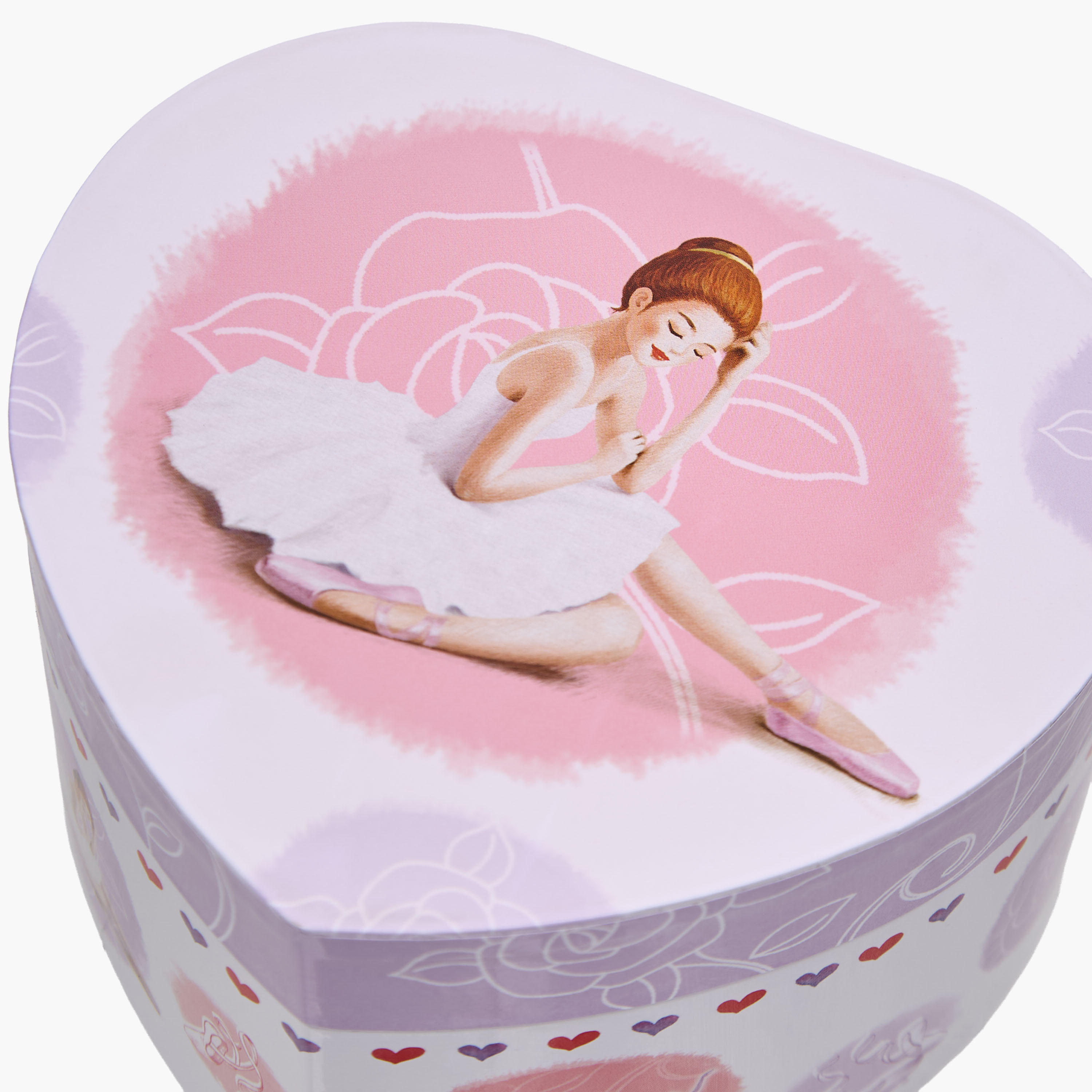 Musical Jewellery Box Ballerina Print - 14.5x13.5x8.5 cms-women-watchesandjewellery-jewellery-storage-image-5