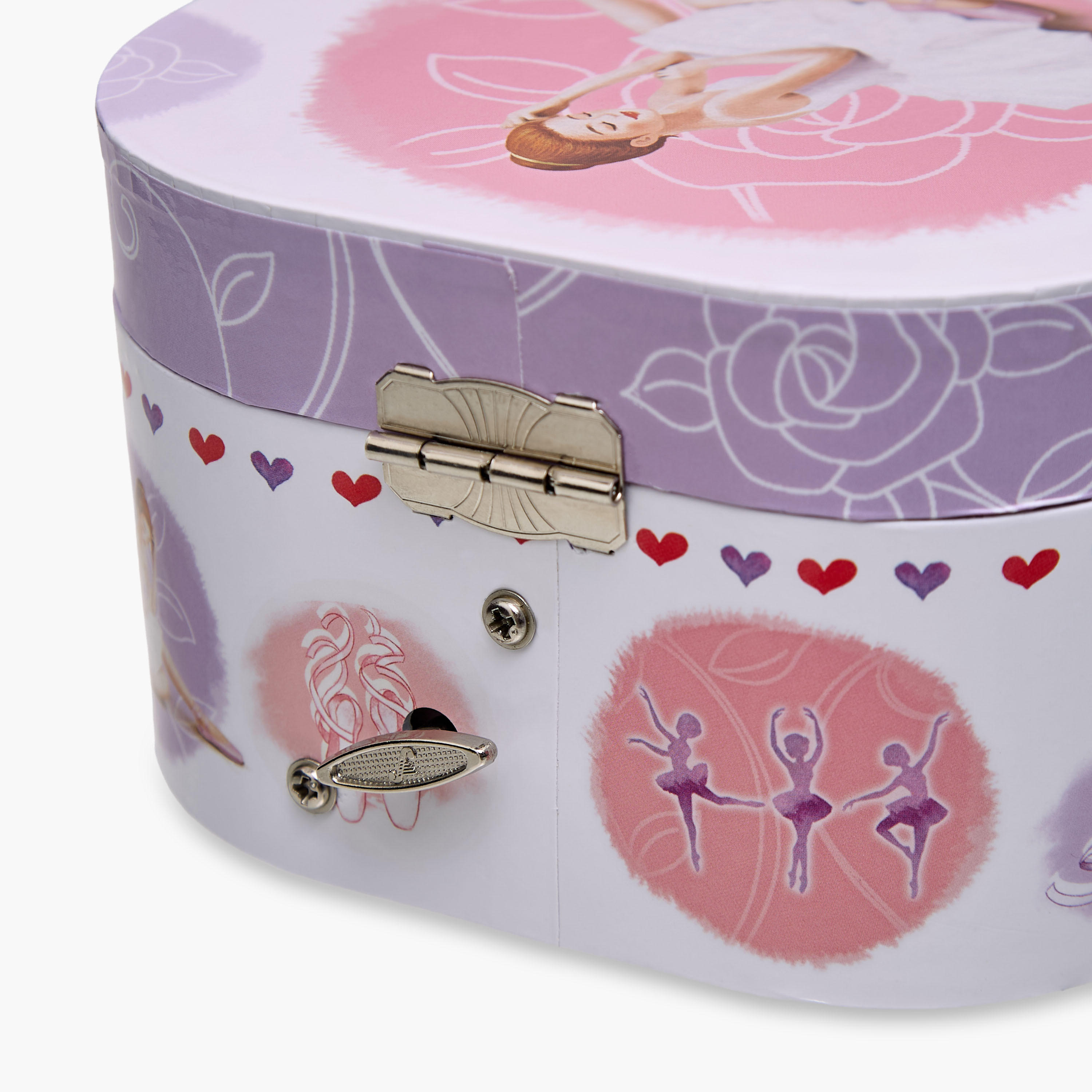 Musical Jewellery Box Ballerina Print - 14.5x13.5x8.5 cms-women-watchesandjewellery-jewellery-storage-image-7