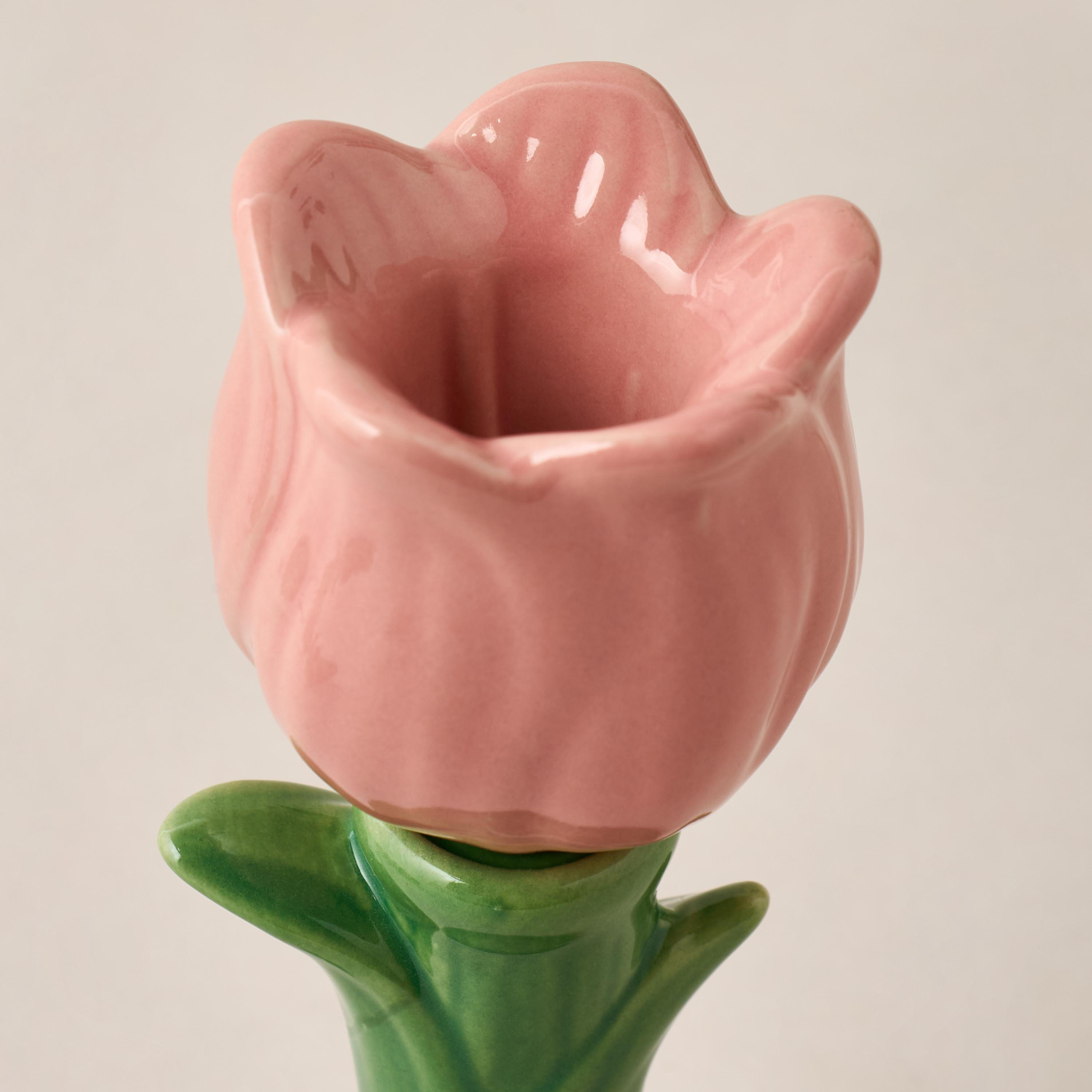 Decorative Tulip Candleholder - 7x10 cms-household-decor-candleholdersandlanterns-image-3
